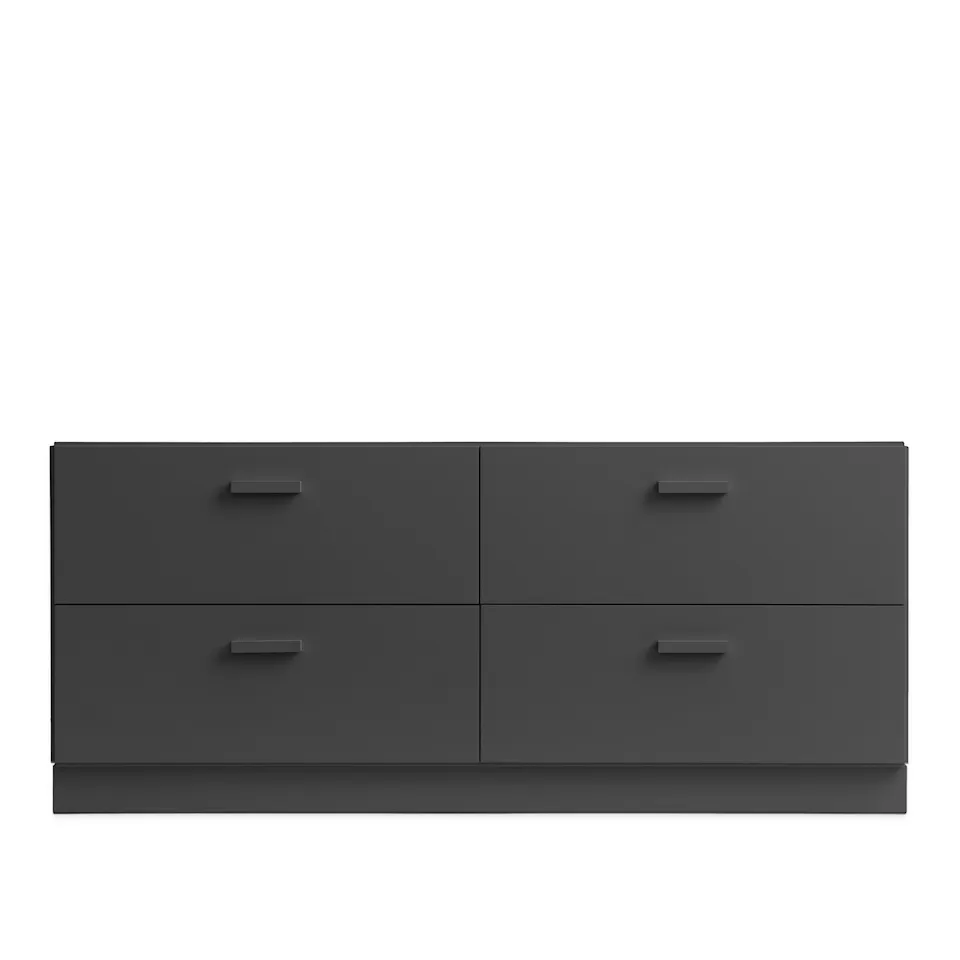 Relief Chest of Drawers Low Plinth