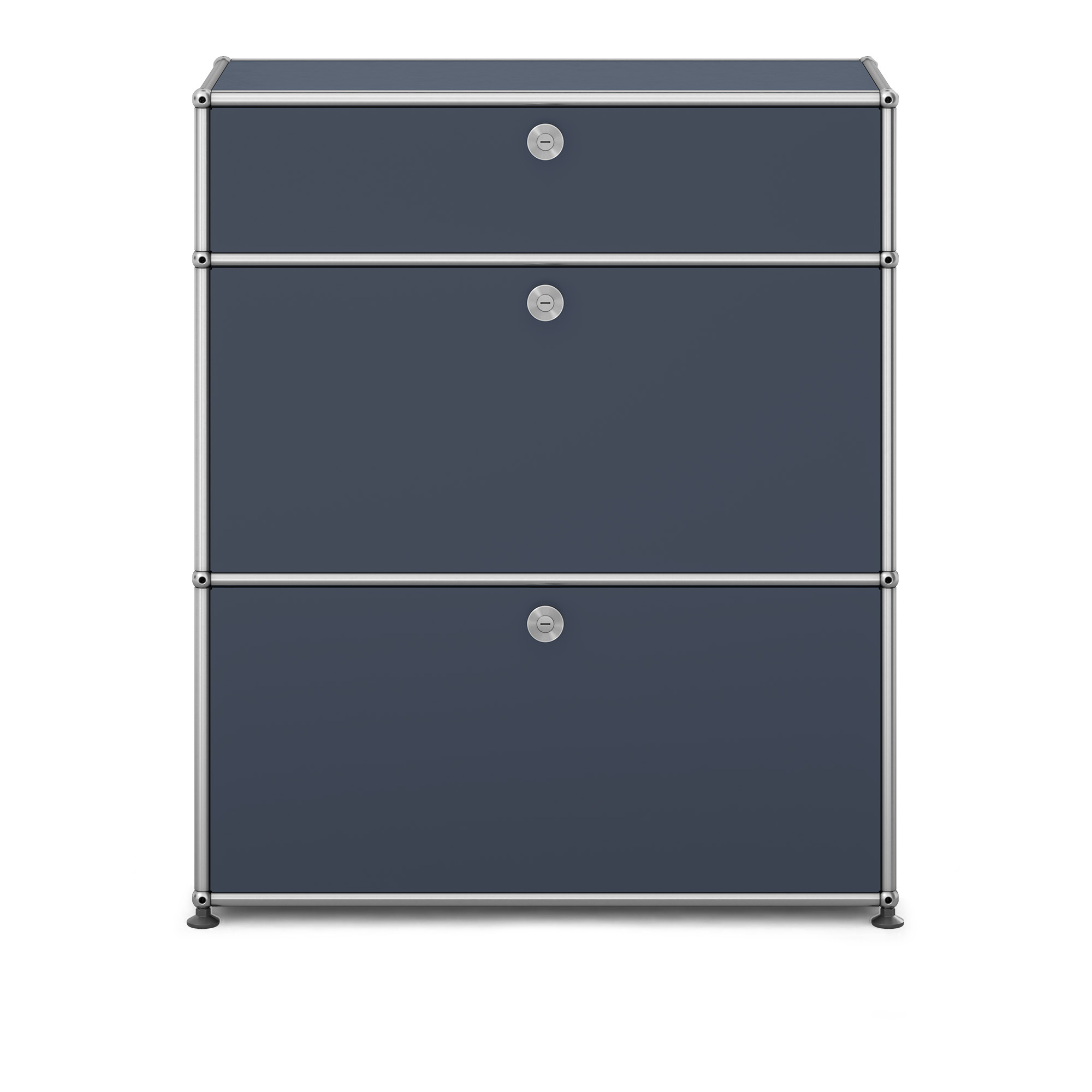 USM - USM Haller Shelf M25 Anthracite - Byråer - Fritz Haller & Paul Schärer - Grå - Metall | Möbler - Förvaring Och Hyllor - Byråer | Möbelexperten