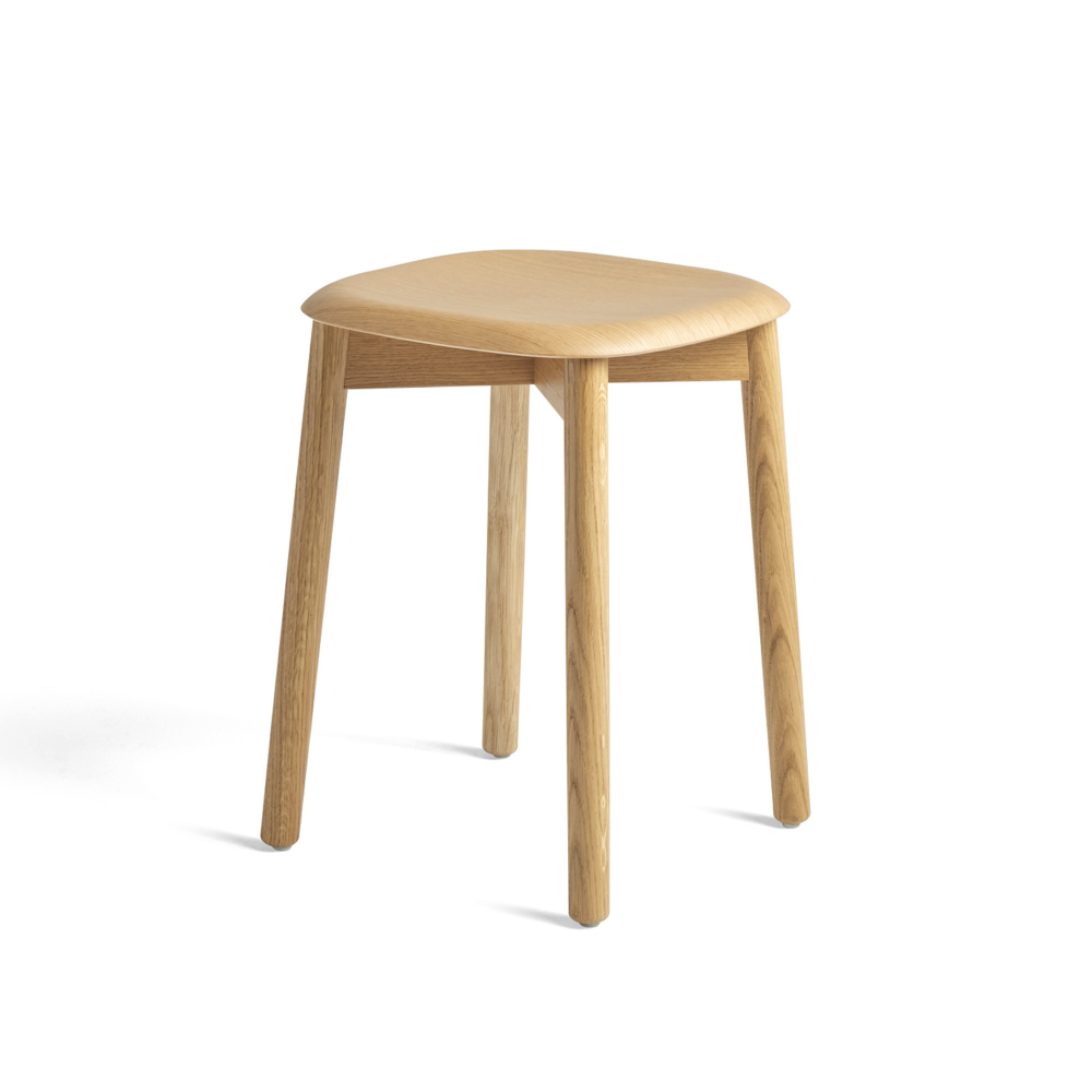 HAY - Soft Edge 72, WB Lacquered - Pallar - Iskos-Berlin - Träfärgad - Trä | Möbler - Stolar Och Pallar - Pallar | Möbelexperten