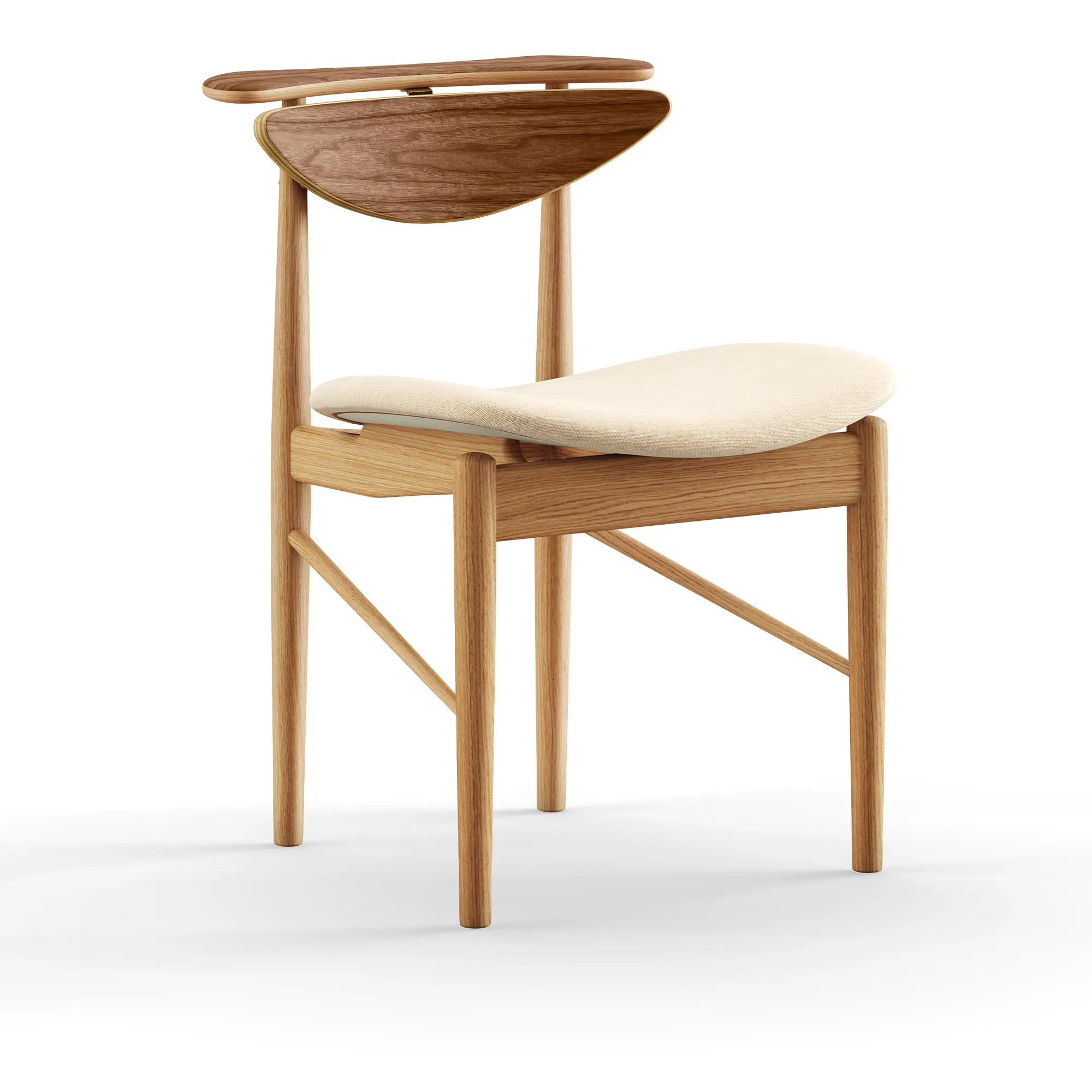 Reading stol Dark oiled Oak/Walnut