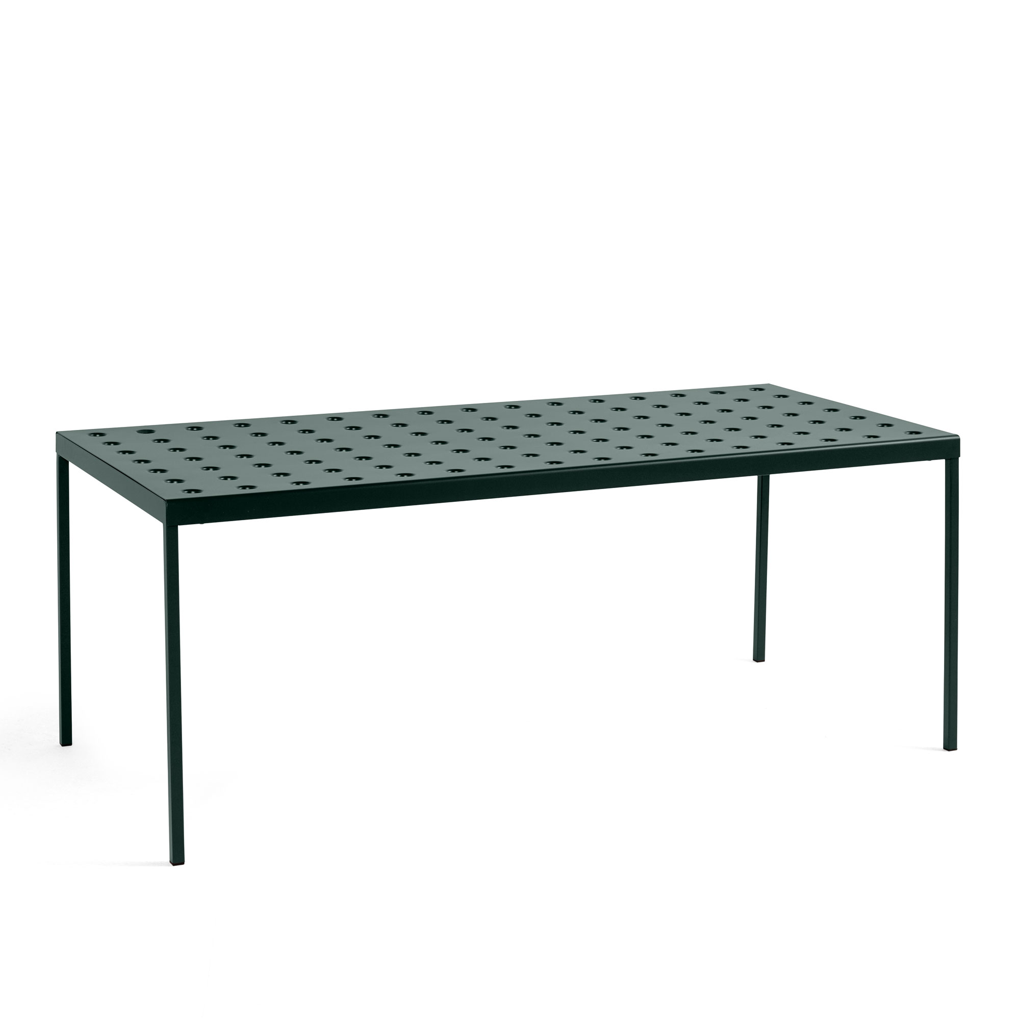 HAY - Balcony Table L190xW87xH74 - Dark forest - Matbord utomhus - Ronan & Erwan Bouroullec - Grön - Metall