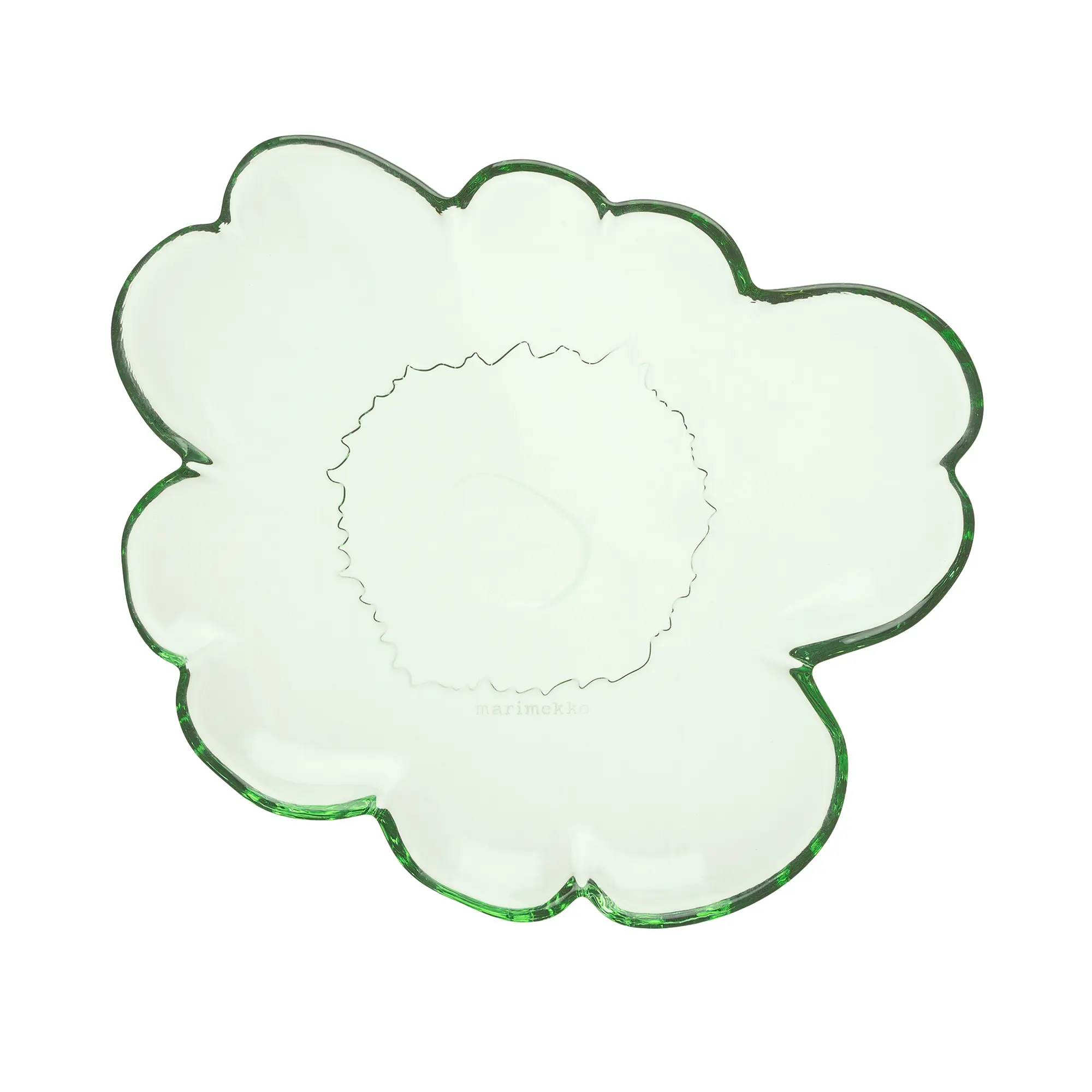Unikko mattallrik i glas 20 cm