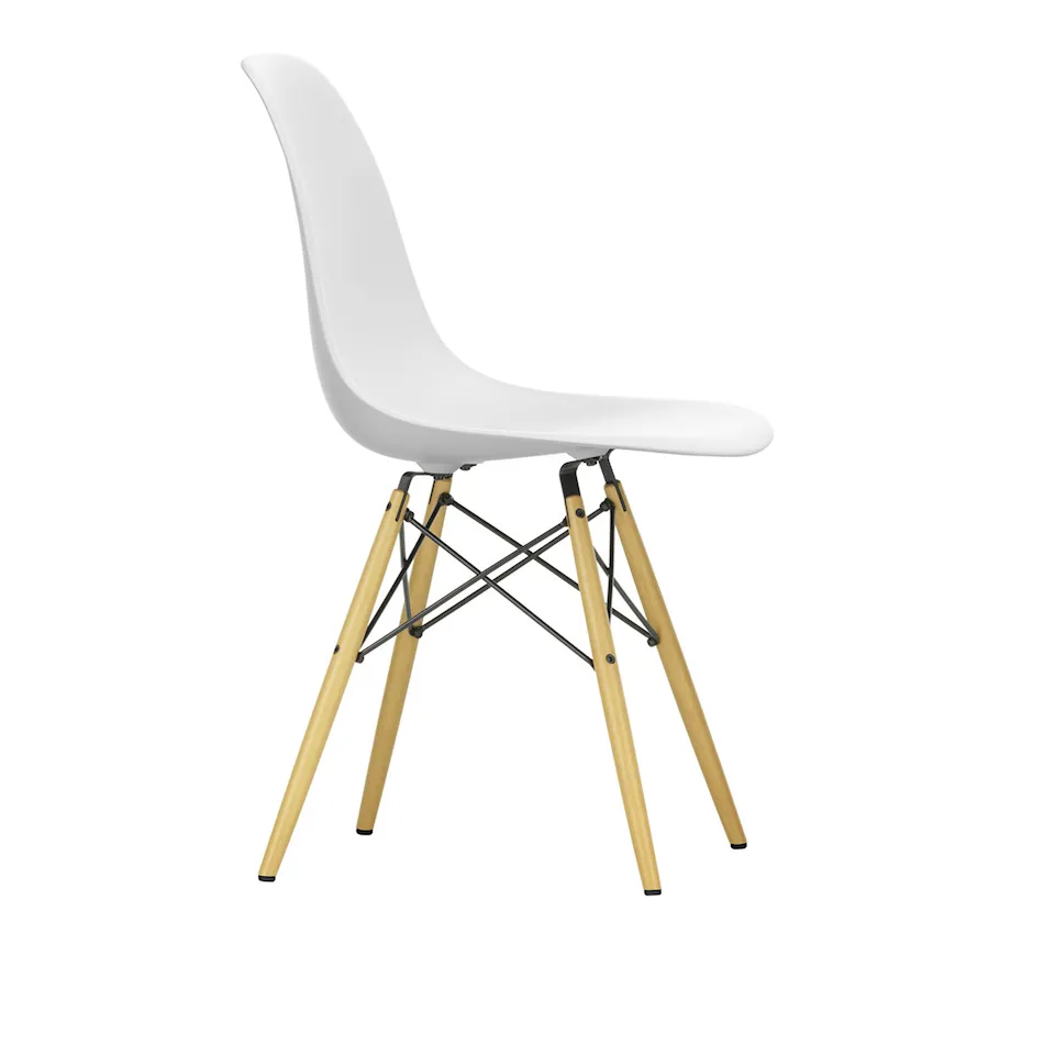 Eames RE Plastic Chair DSW stol Golden Maple
