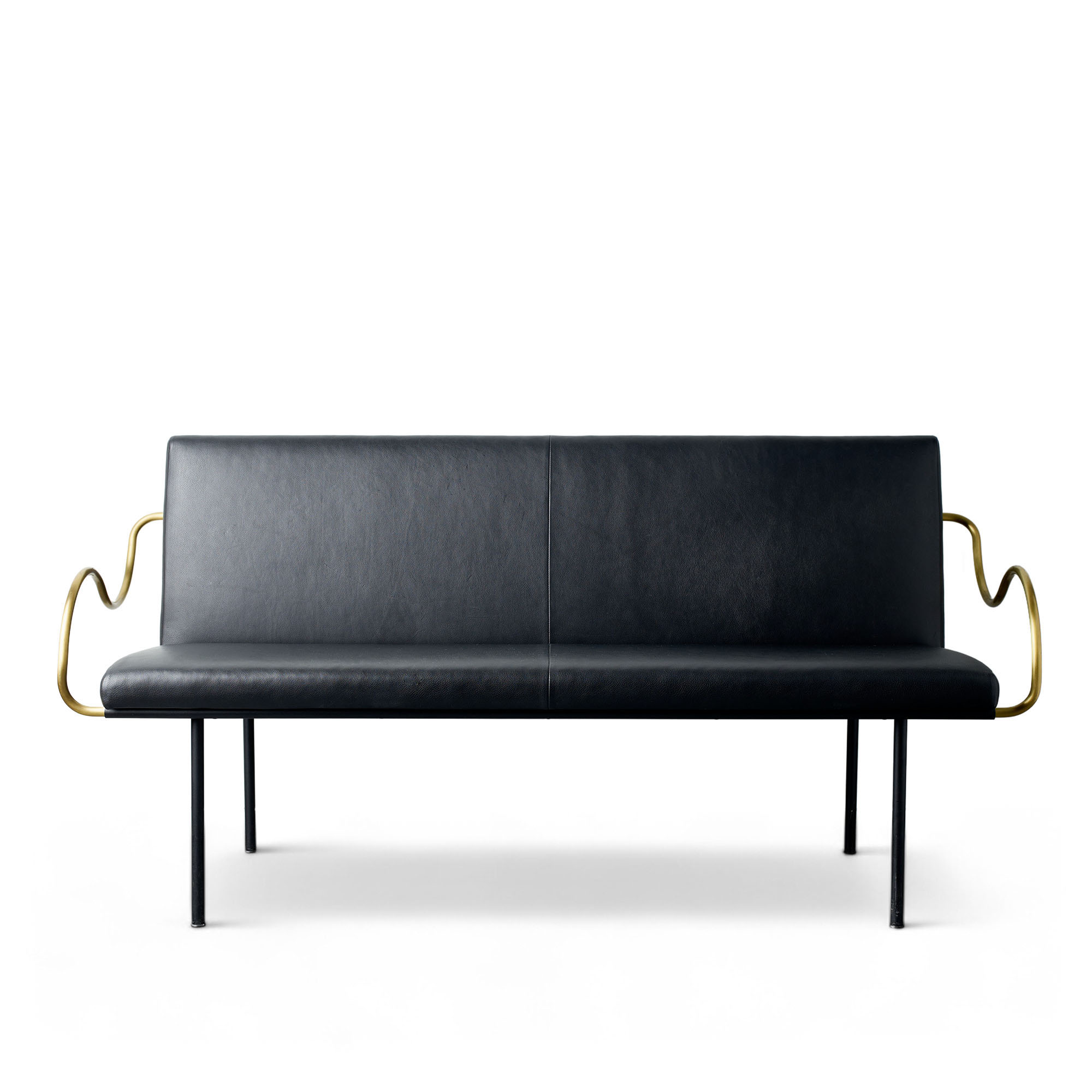 Ingridsdotter - Perrong soffa - Soffor - Jonas Bohlin - Svart - Läder/Metall | Möbler - Soffor Och Dagbäddar - Soffor | Möbelexperten