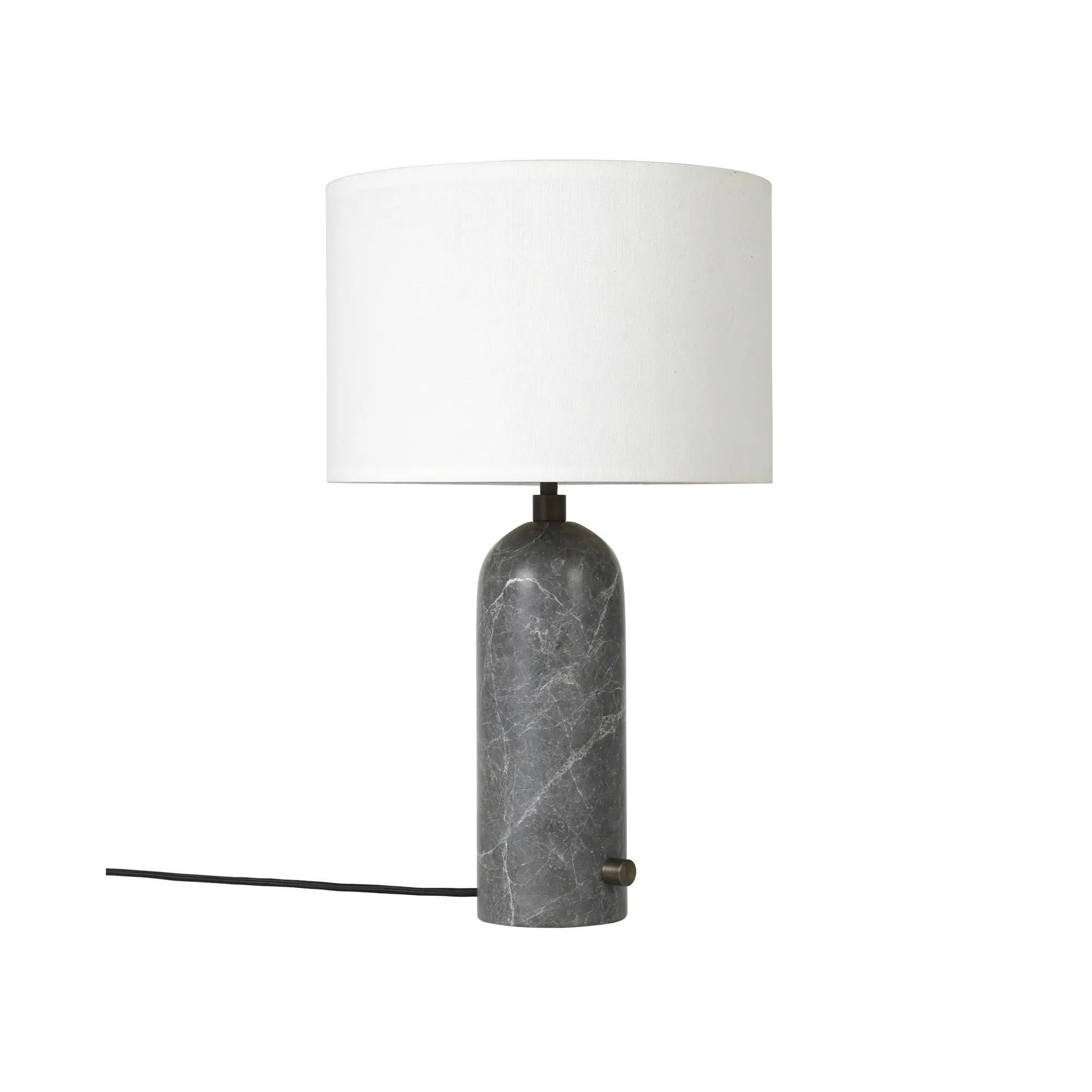 Gravity bordslampa small grå marmor