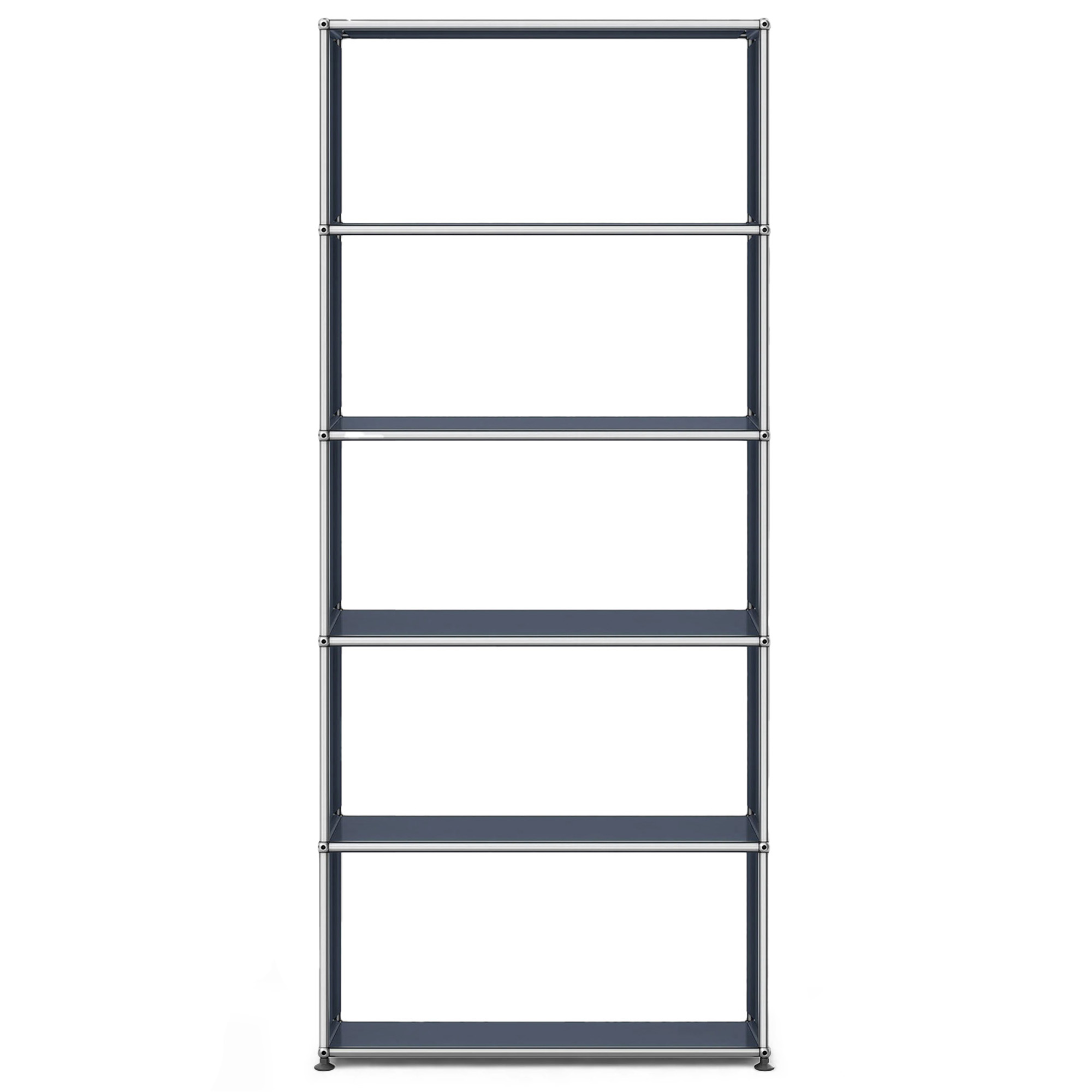 USM - USM Haller 108 Shelving Anthracite - Hyllor & Hyllsystem - Fritz Haller & Paul Sch&auml;rer - Gr&aring; - Metall