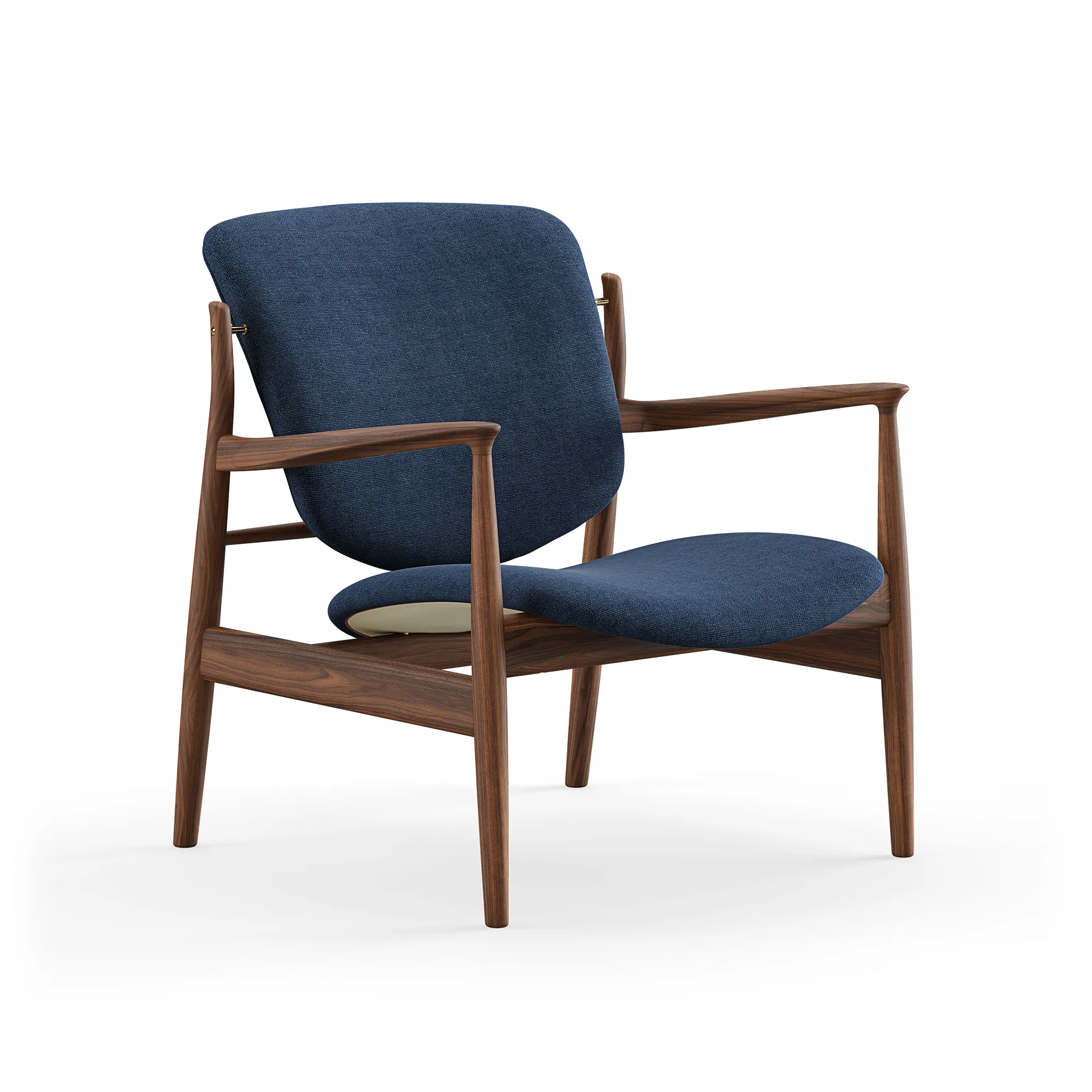 France fåtölj Walnut