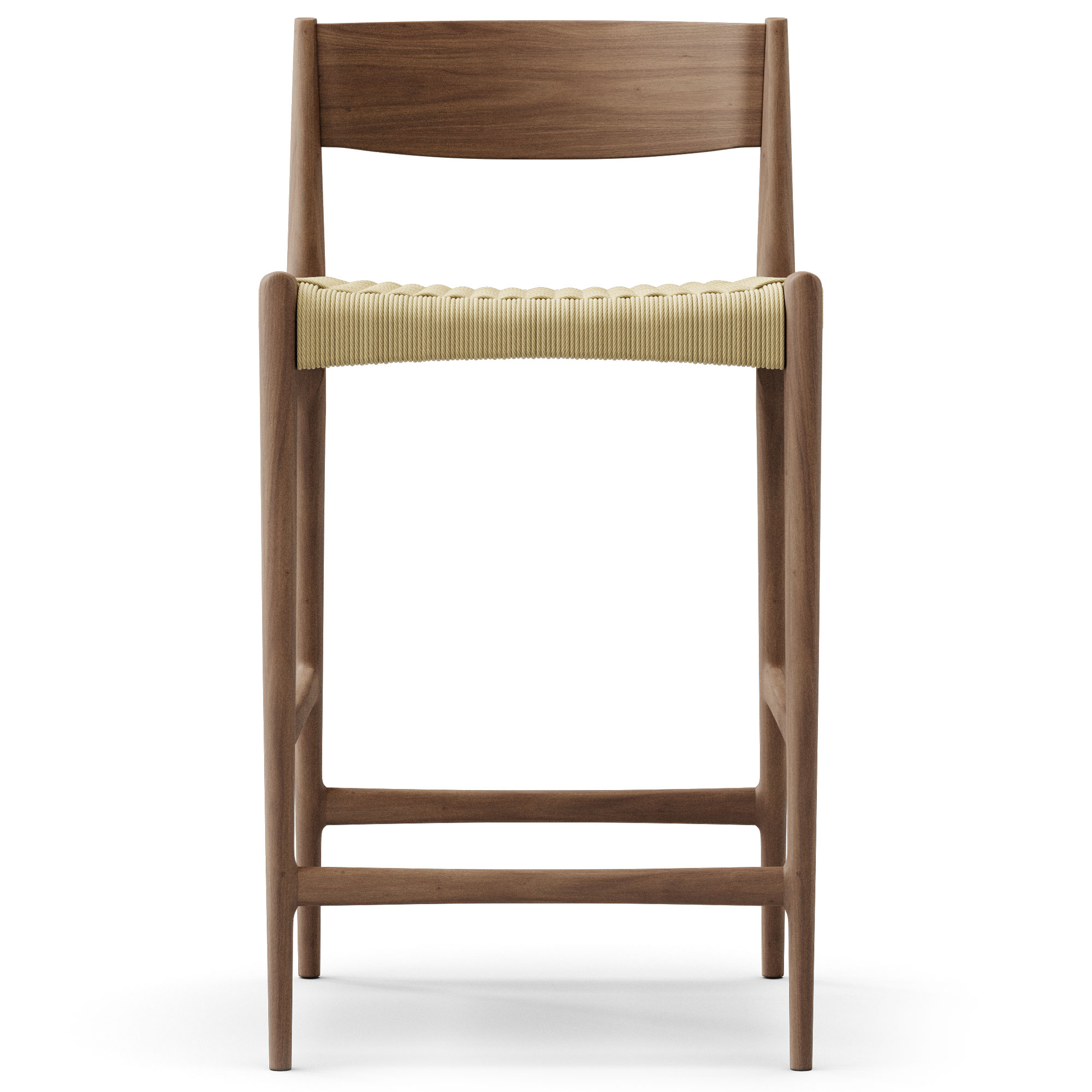Dk3 - Pia Counter Stool W47 x D43 x H85 cm Walnut - oil - Barstolar - Poul Cadovius - Brun - Trä | Möbler - Stolar Och Pallar - Barstolar | Möbelexperten