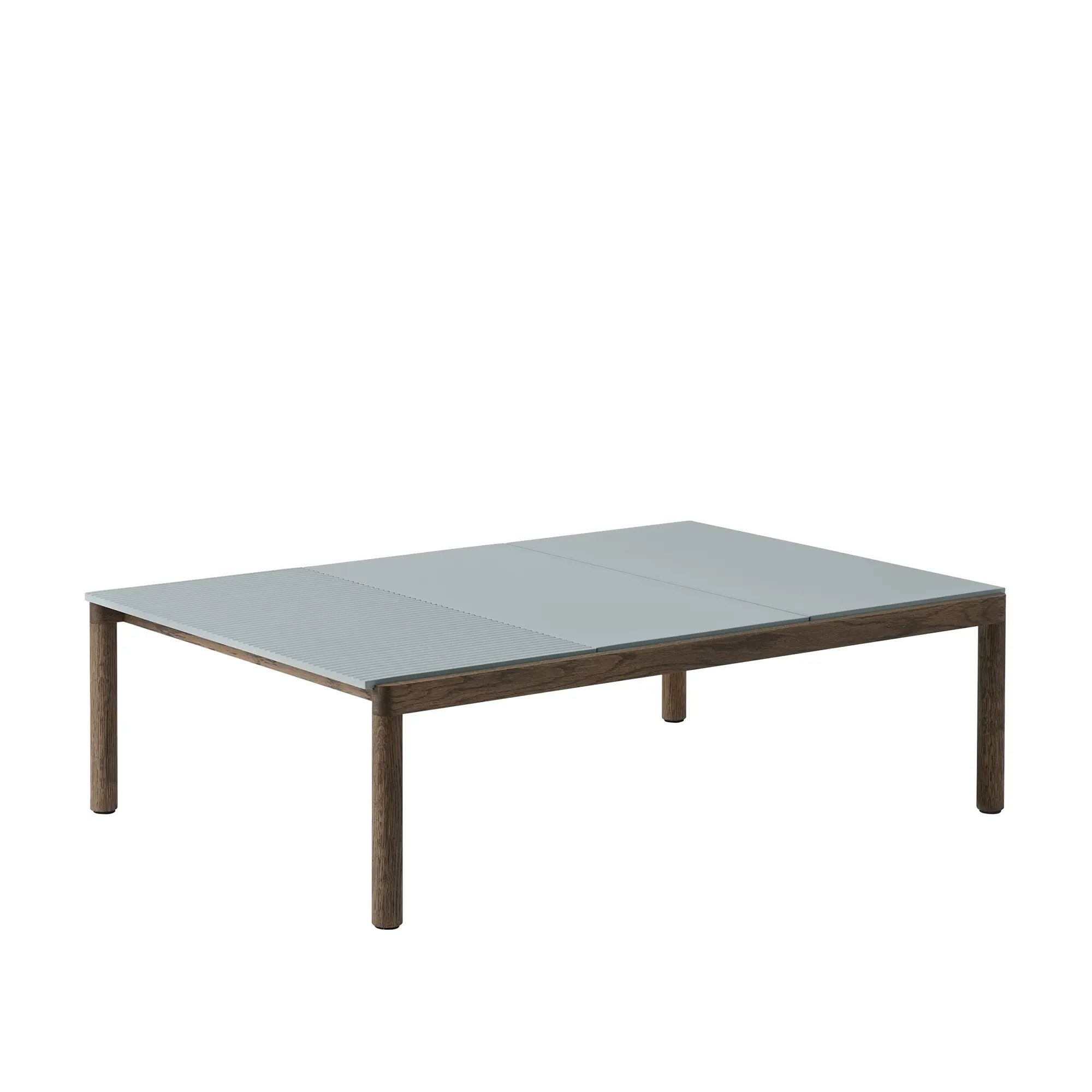 Couple Coffee Table 2 Plain 1 Wavy  120 x 84 x 35