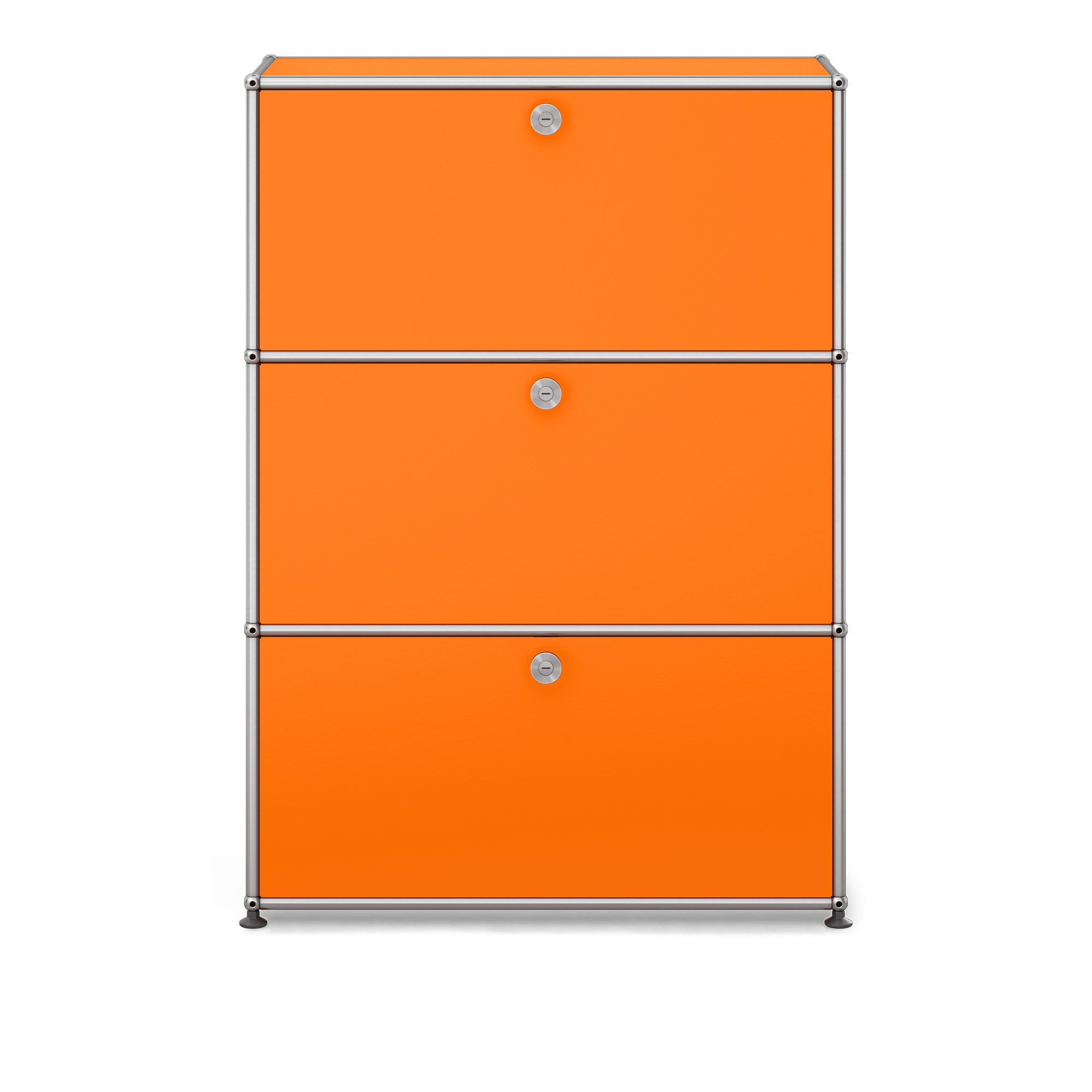 USM - USM Haller Shelf G1 Pure Orange - Skåp och vitrinskåp - Fritz Haller & Paul Schärer - Orange | Möbler - Förvaring Och Hyllor - Skåp Och Vitrinskåp | Möbelexperten