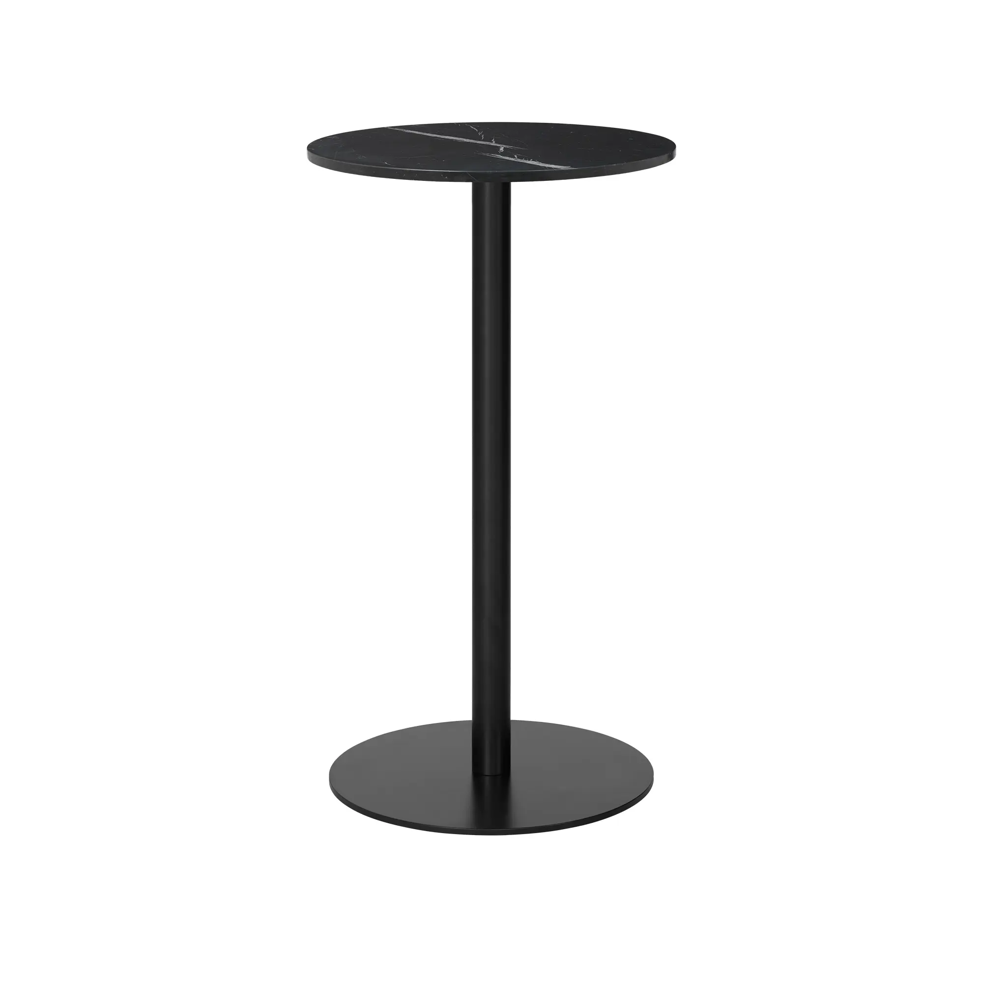 GUBI 1.0 barbord Ø60 cm svart