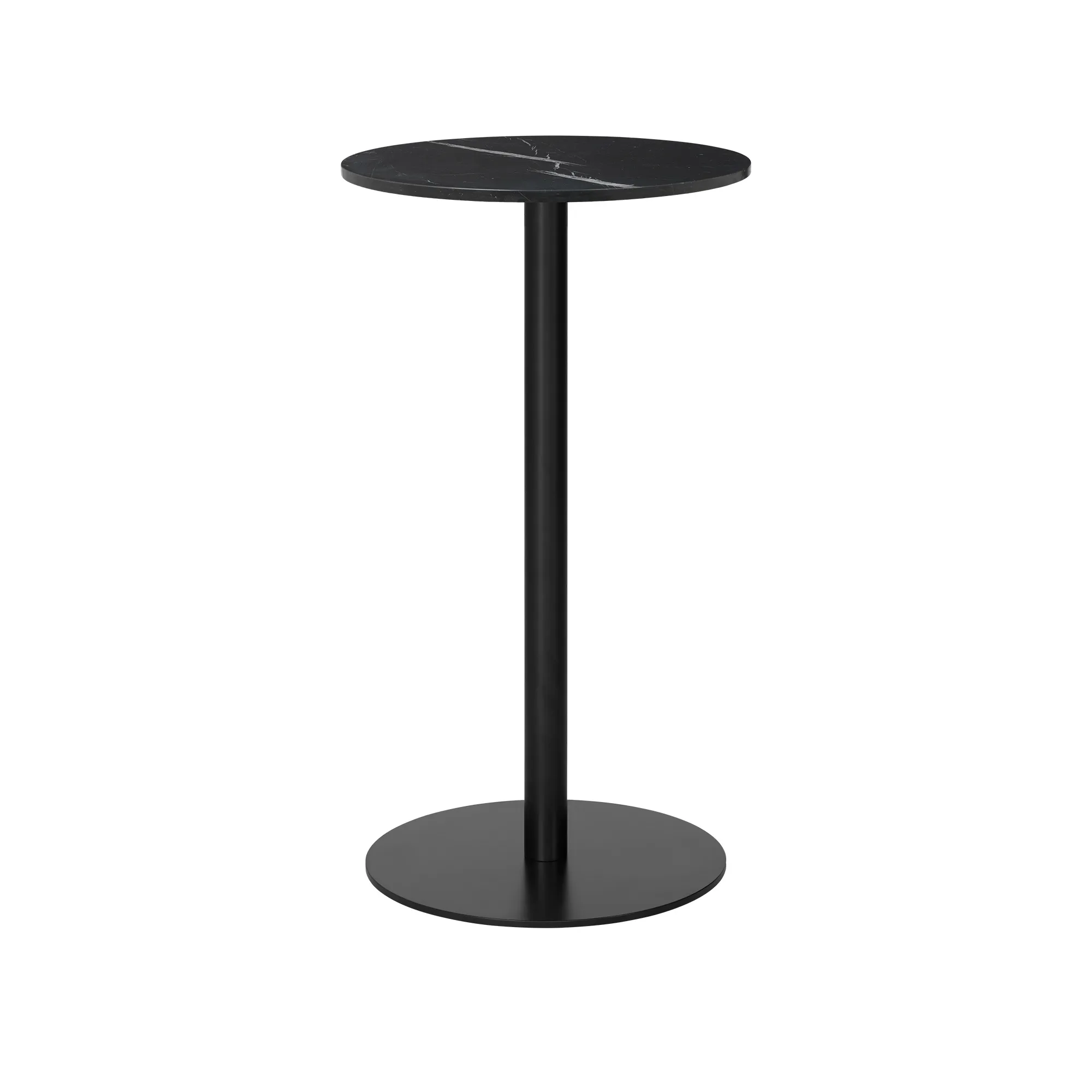 GUBI 1.0 barbord Ø60 cm svart