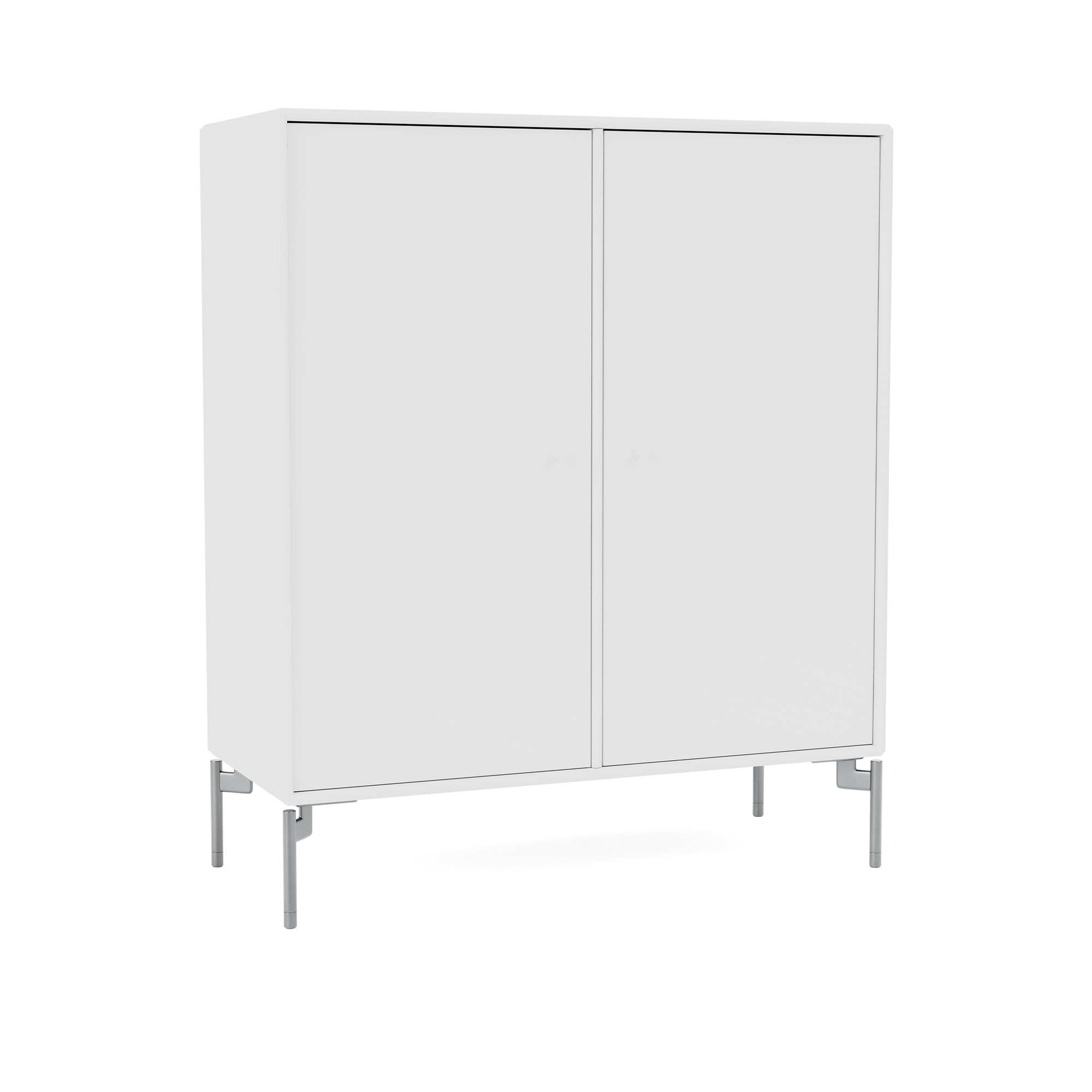 montana - cover cabinet 101-newwhite matt chrome - skåp och vitrinskåp - peter j. lassen - vit - trä