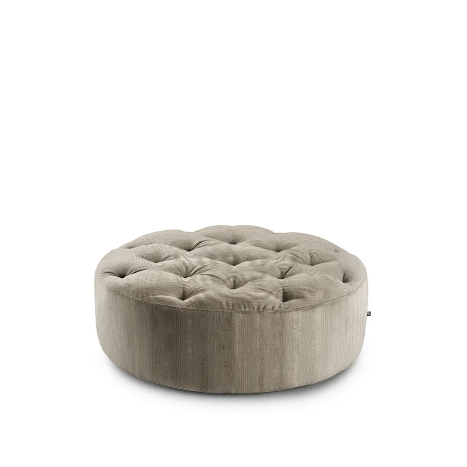 Wheel sittpuff flera knappar Ø 80 cm