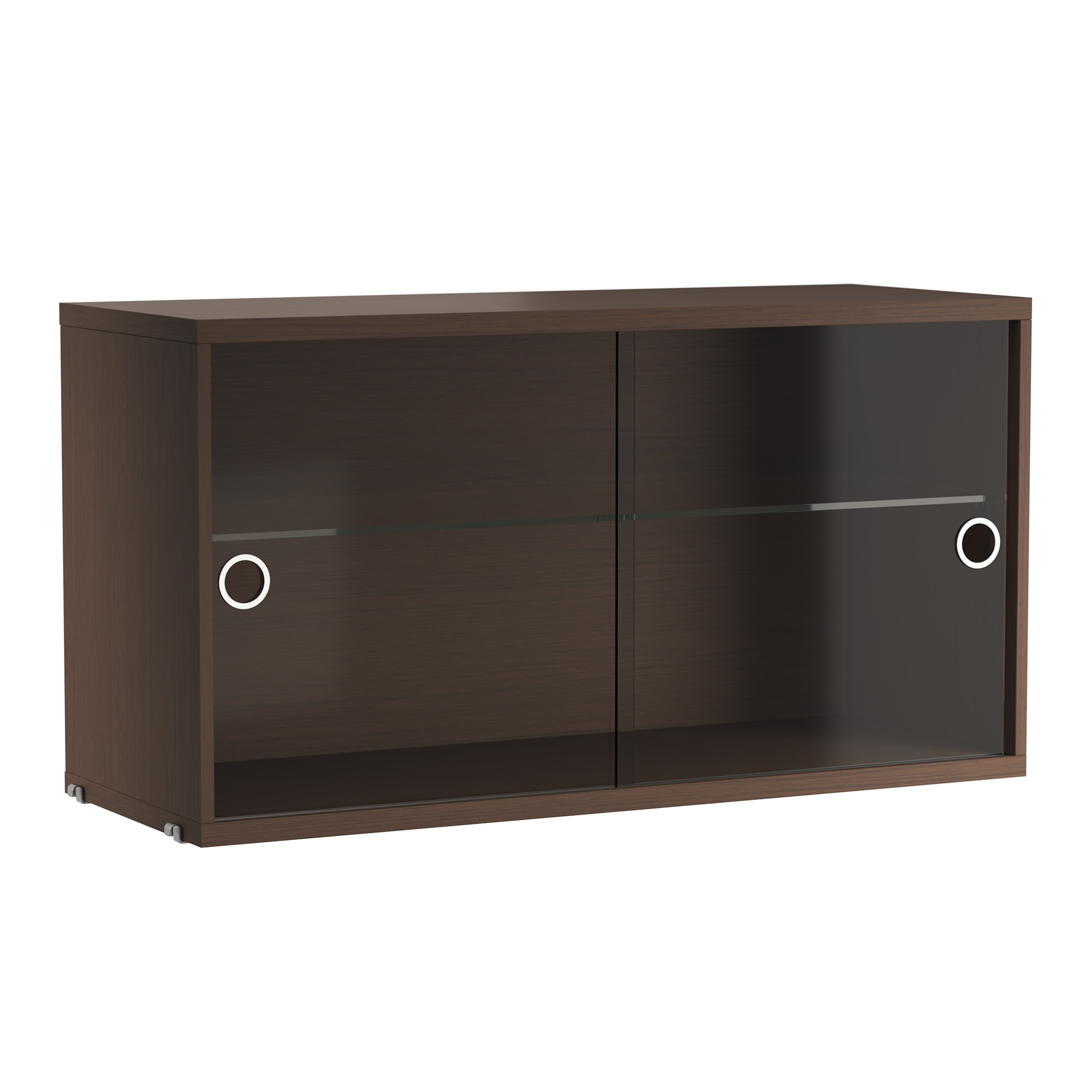 string - vitrinskåp 78 cm mörk ek - skåp och vitrinskåp - nils strinning - träfärgad - trä