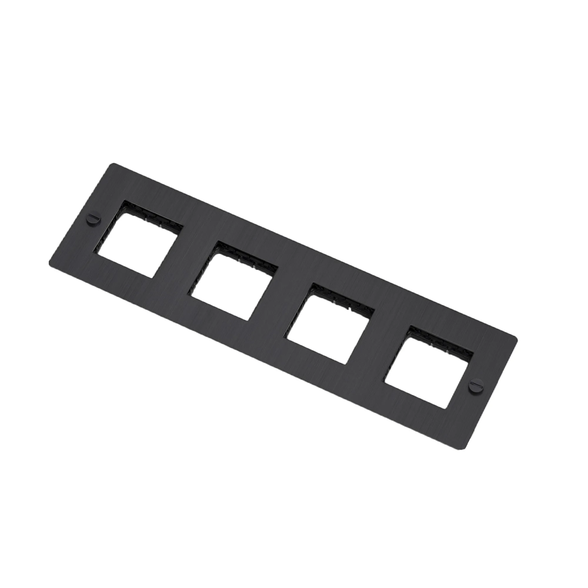 4G Wall Plate Horizontal No Infills