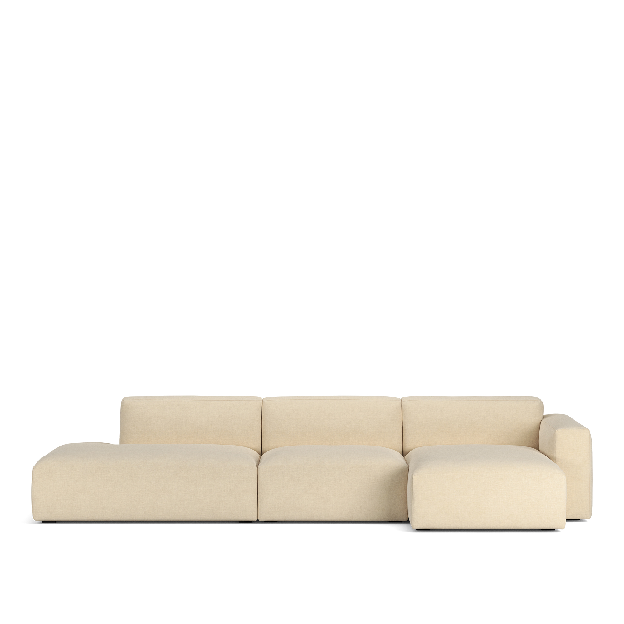 NOGA - Brick 3-Seater Chaise Lounge Open End Left Sienna 101 Fixed Upholstery - Soffor