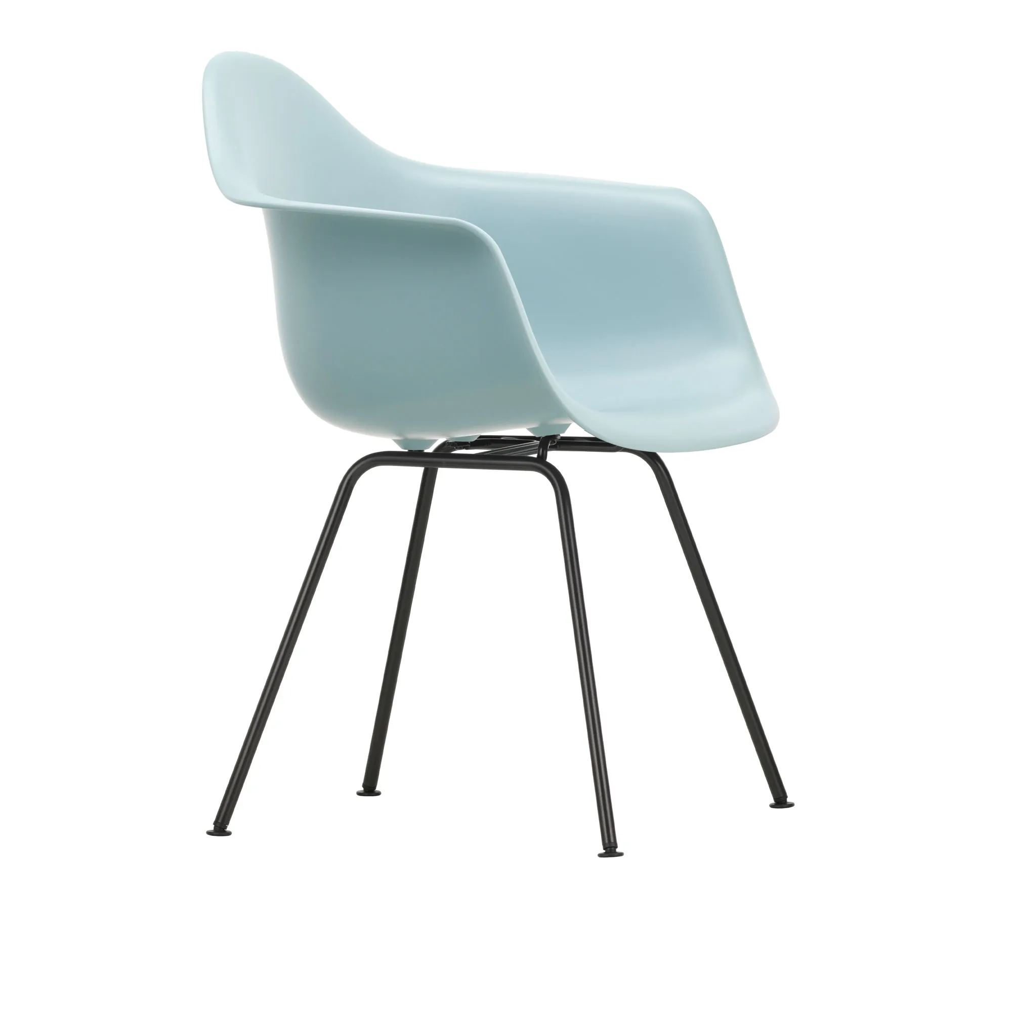 Eames RE Plastic Armchair DAX matstol Basic Dark