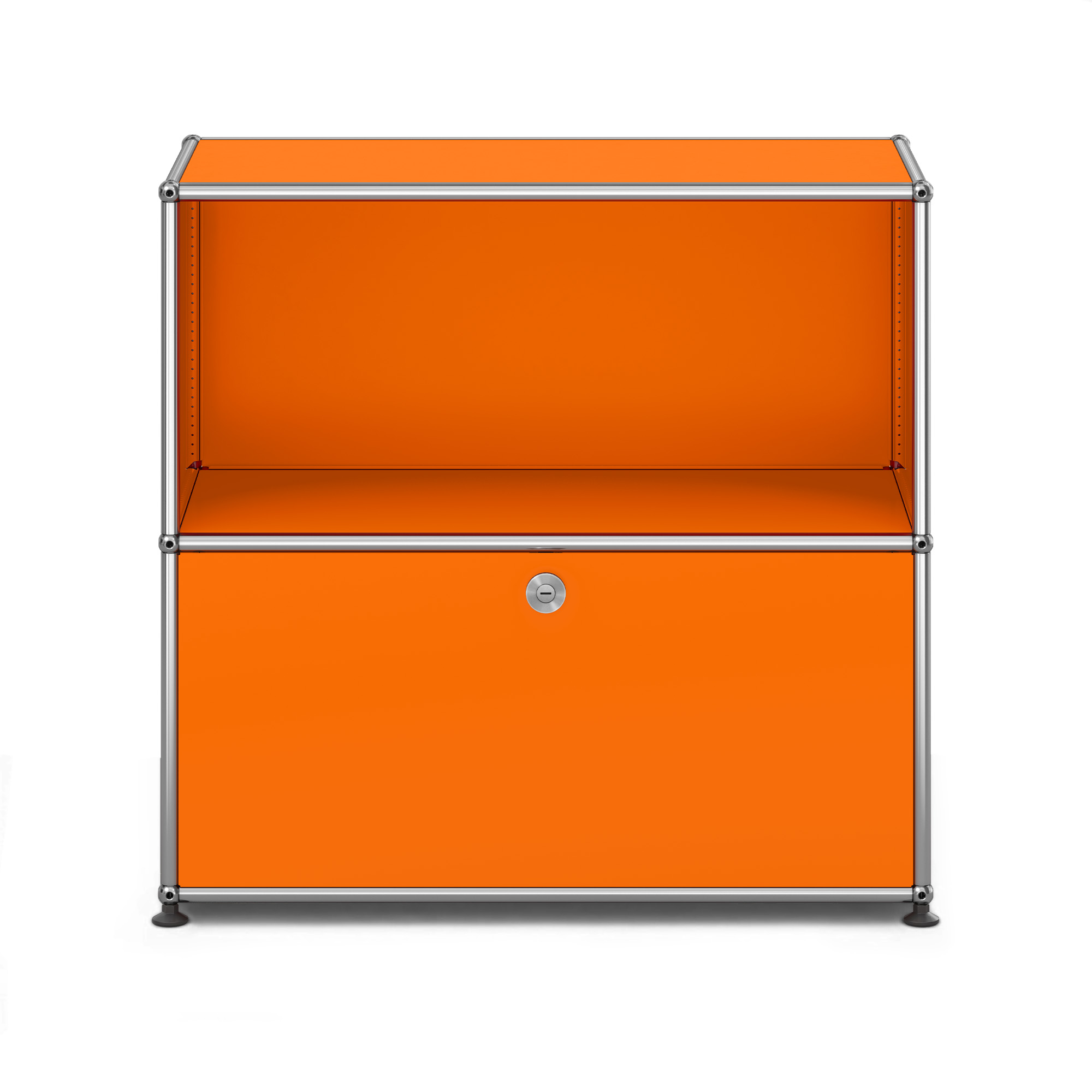 USM - USM Haller M62 26 Pure Orange - Sk&auml;nkar och sideboards - Fritz Haller & Paul Sch&auml;rer - Orange - Metall