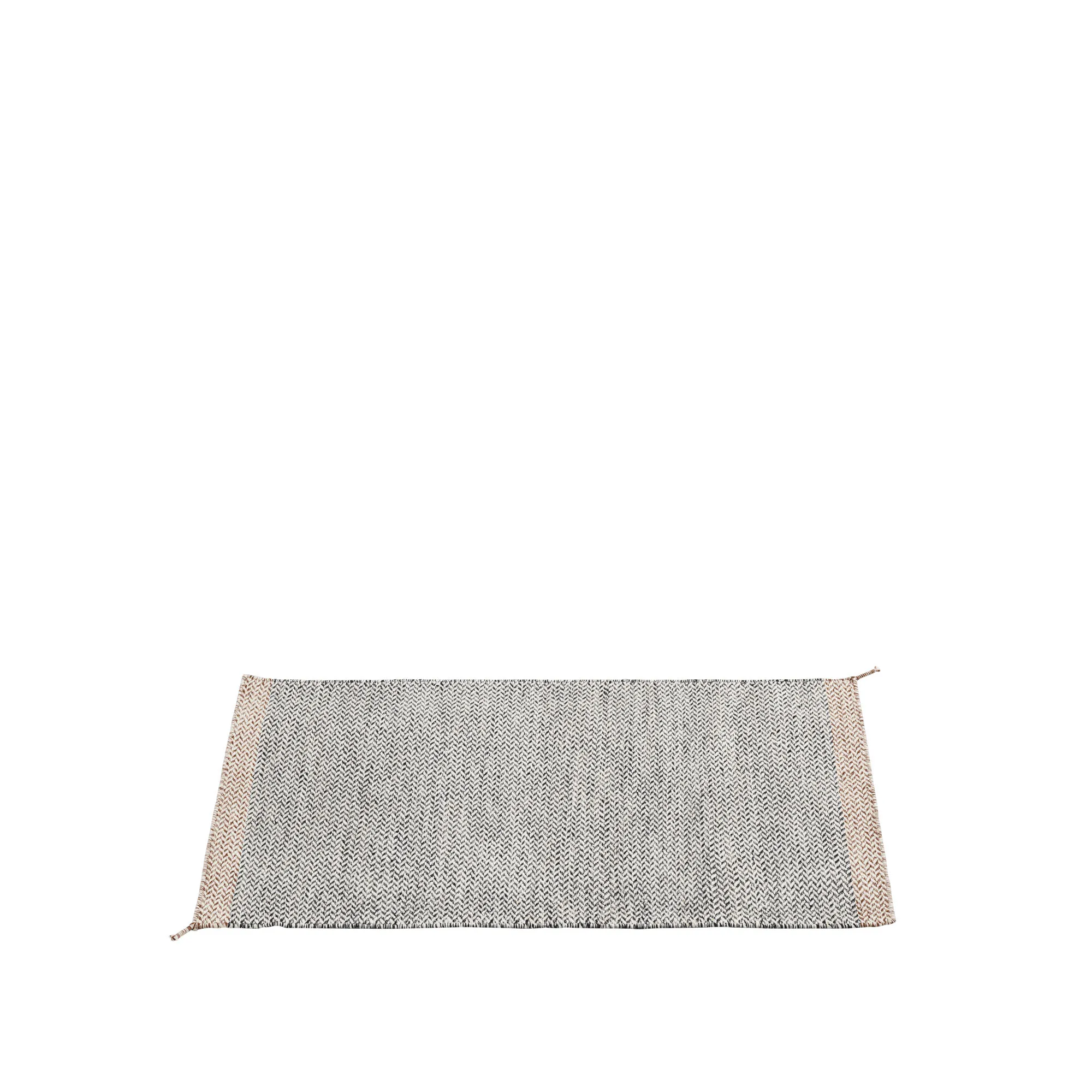 Ply rug black/white