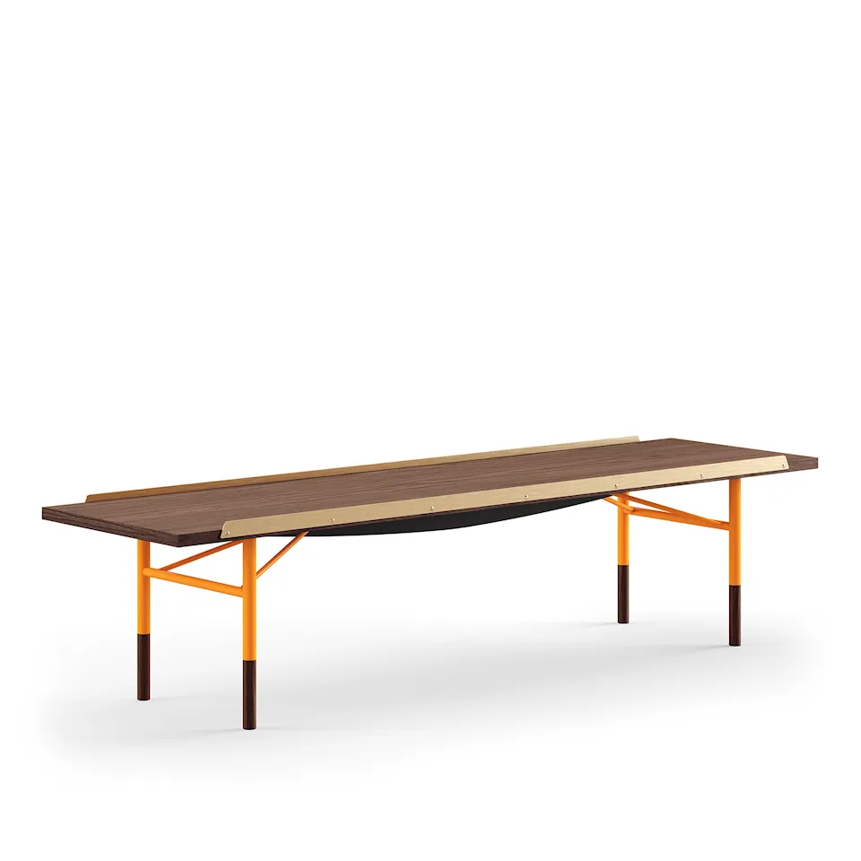 Table Bench bänk Medium med mässingskanter