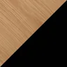 Matt Black/Lacquered Oak