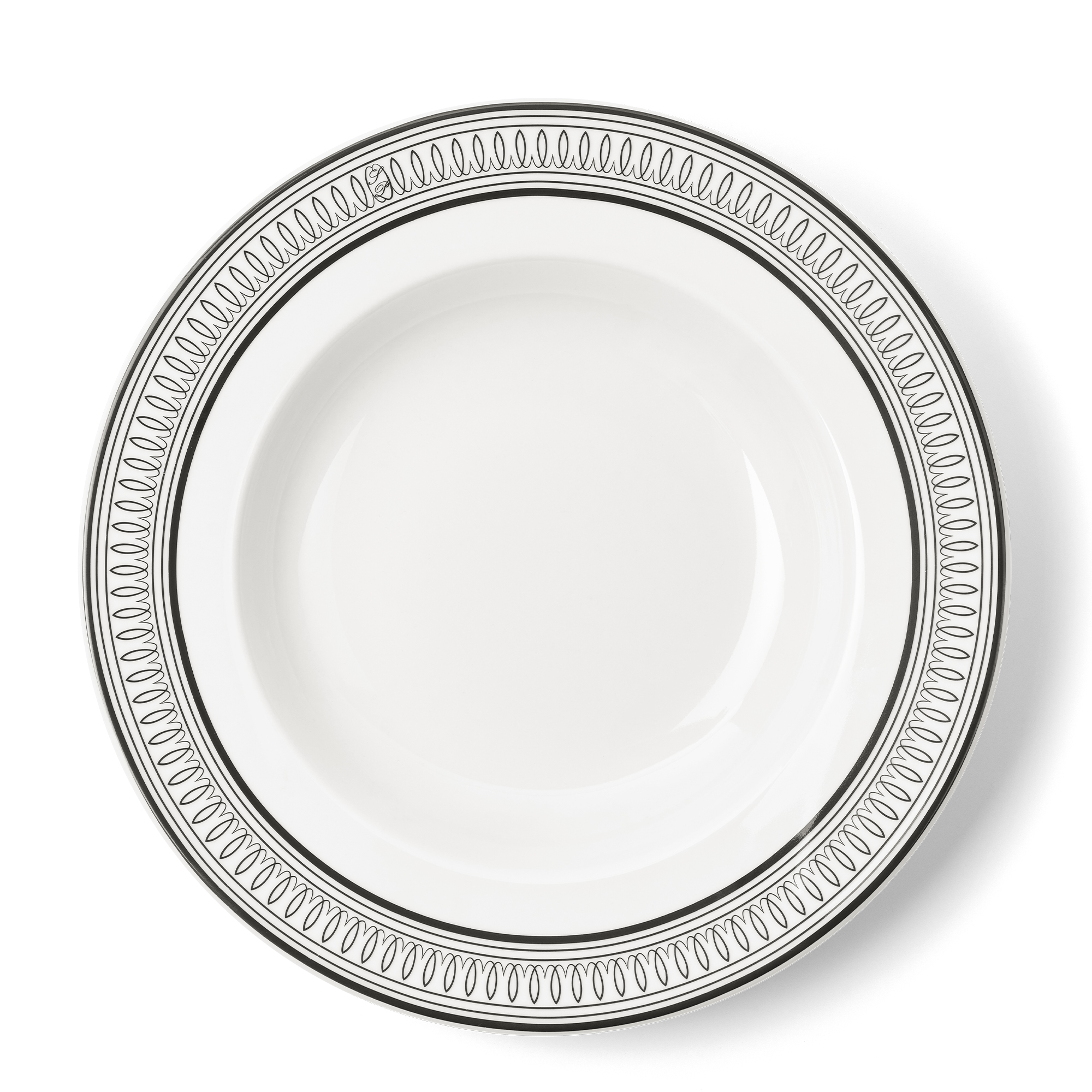 Service Projects - Samuel 230 Deep Plate - Set of 2 - Dype tallerkener - Hvit