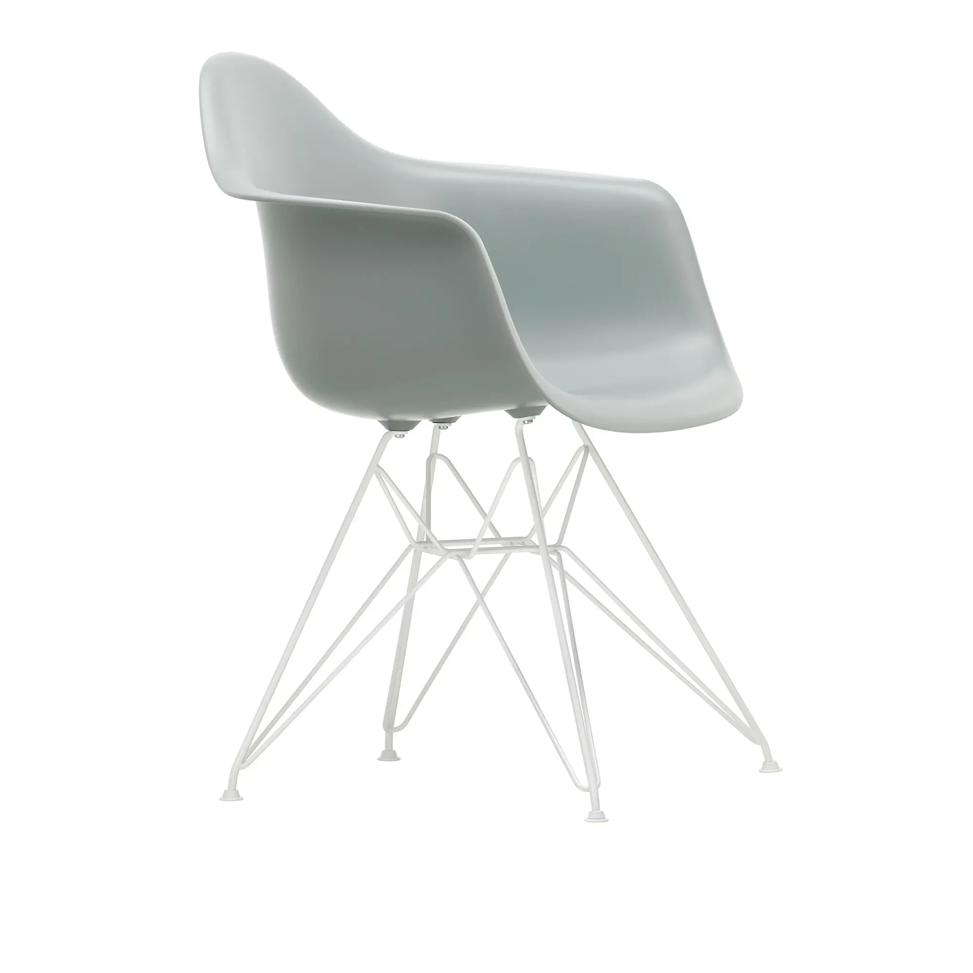 Eames RE Plastic Armchair DAR spisestuestol White