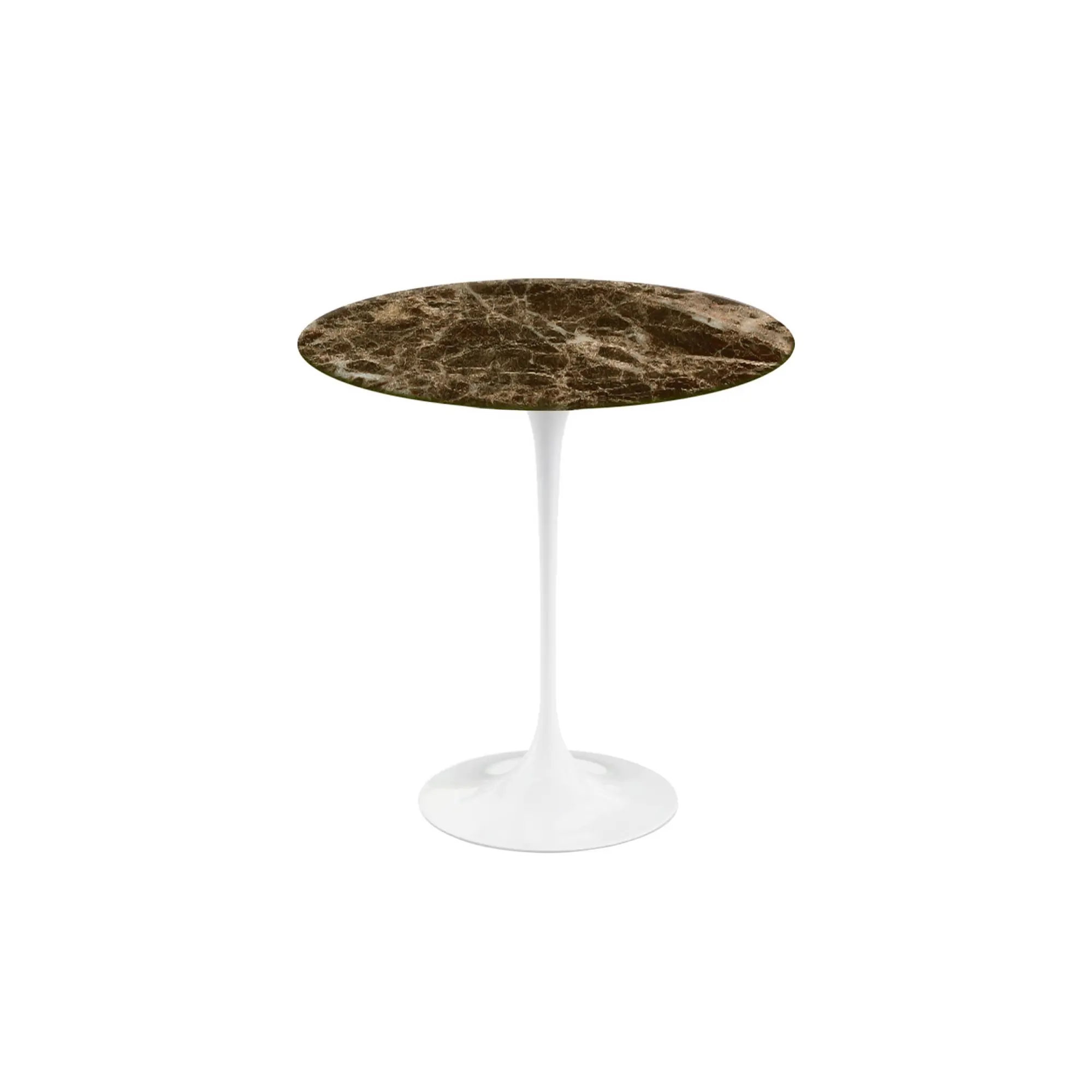 Saarinen Round sidobord Ø 51 cm White