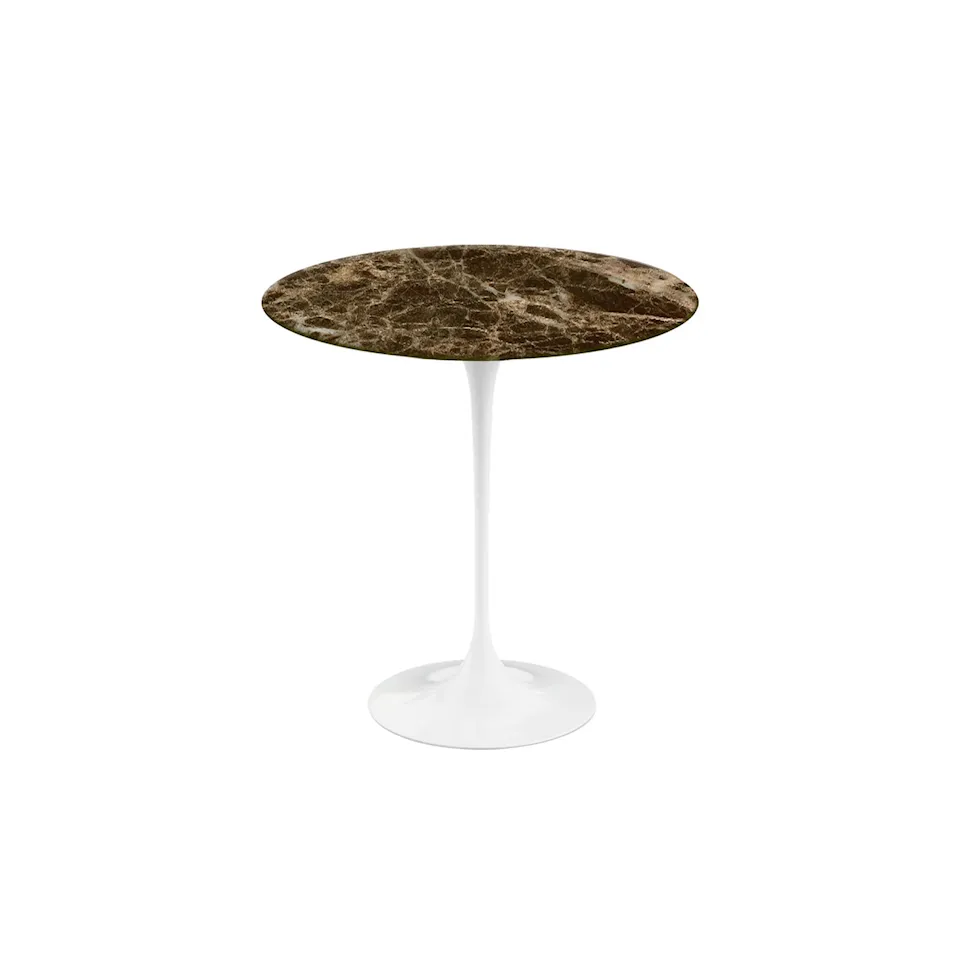 Saarinen Round sidobord Ø 51 cm White