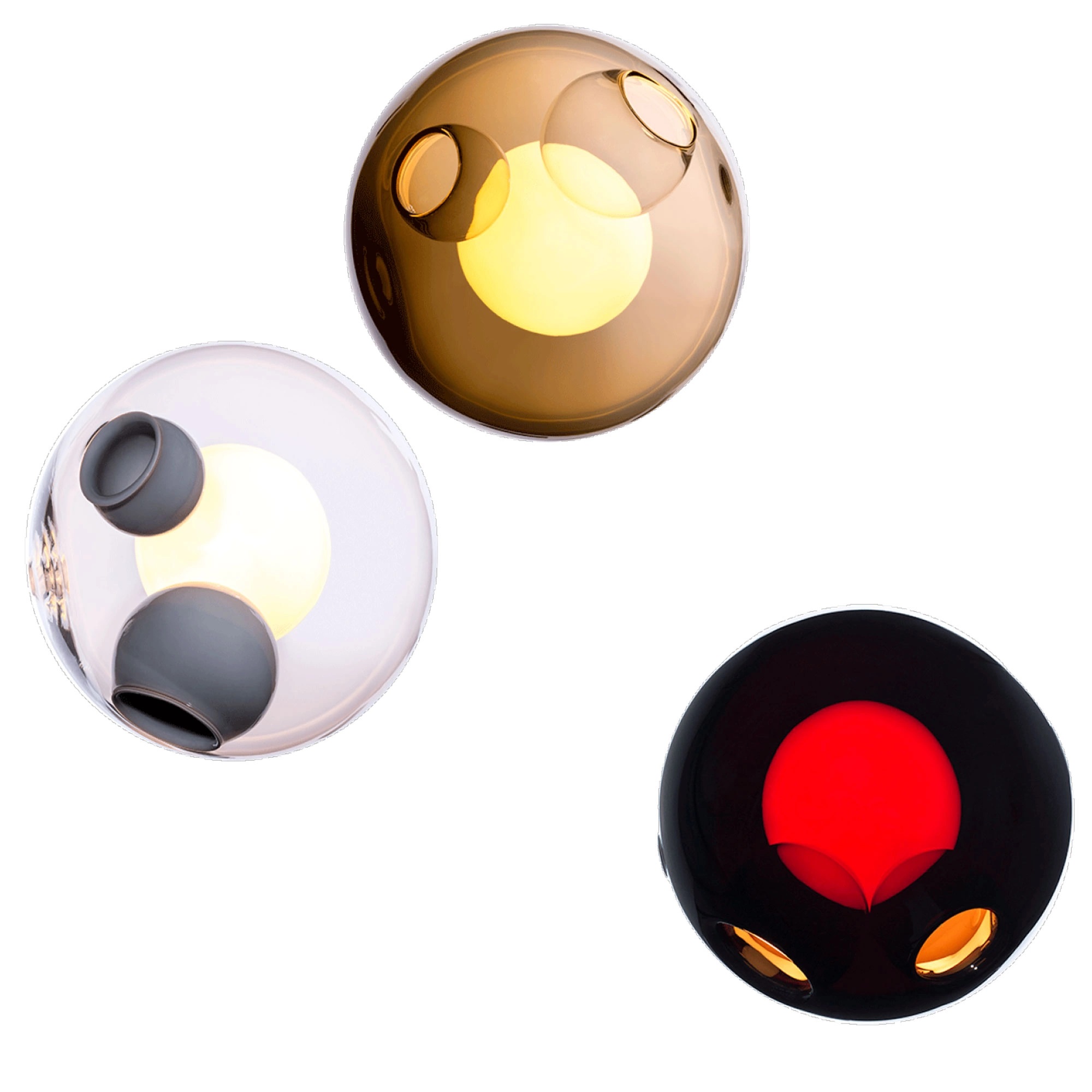 Bocci - 28.3 Random, Multi - 13 Xenon - Pendellampor - Omer Arbel - Flerfärgad