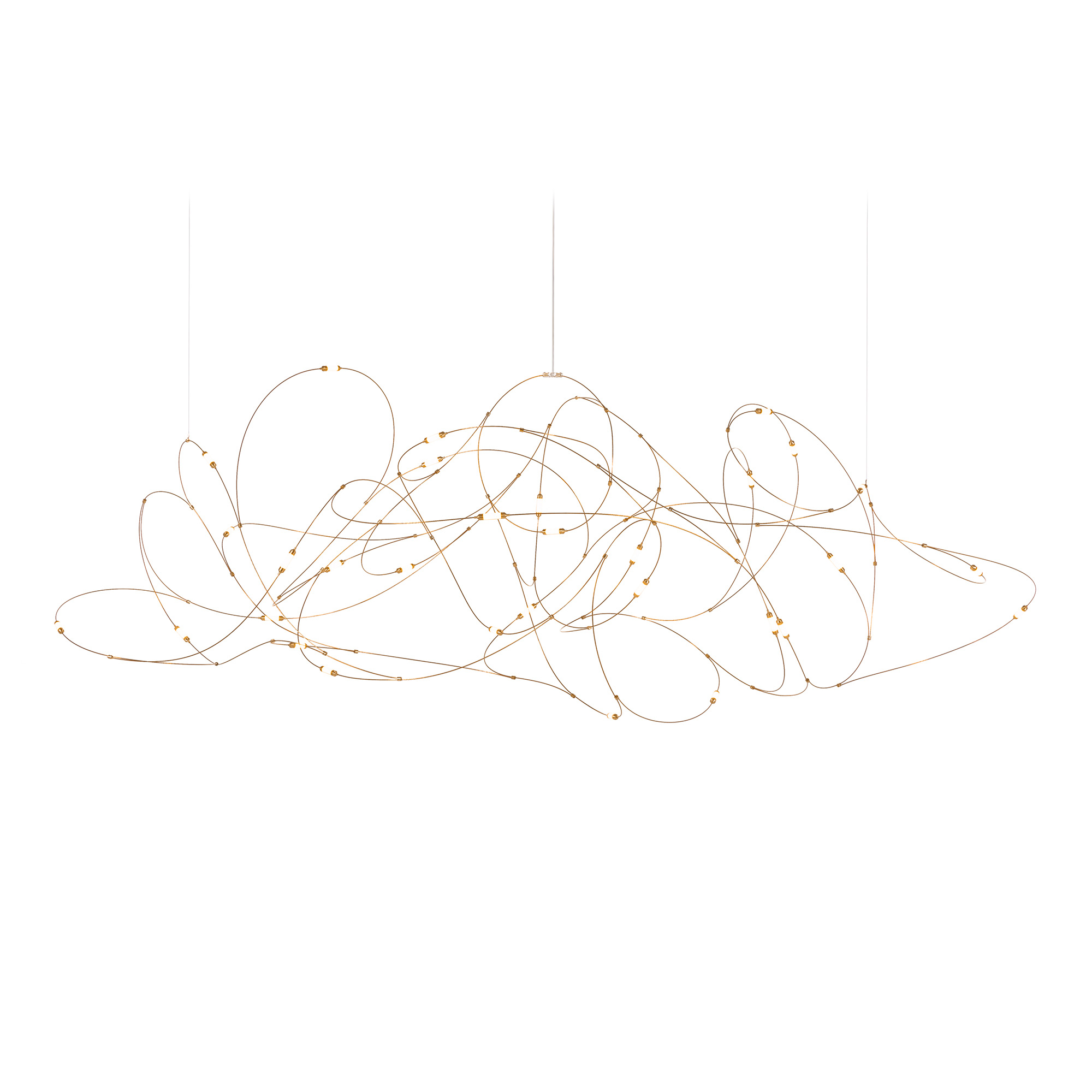 Moooi - Flock of Light 31 - Lysekroner - Studio Toer - Gjennomsiktig
