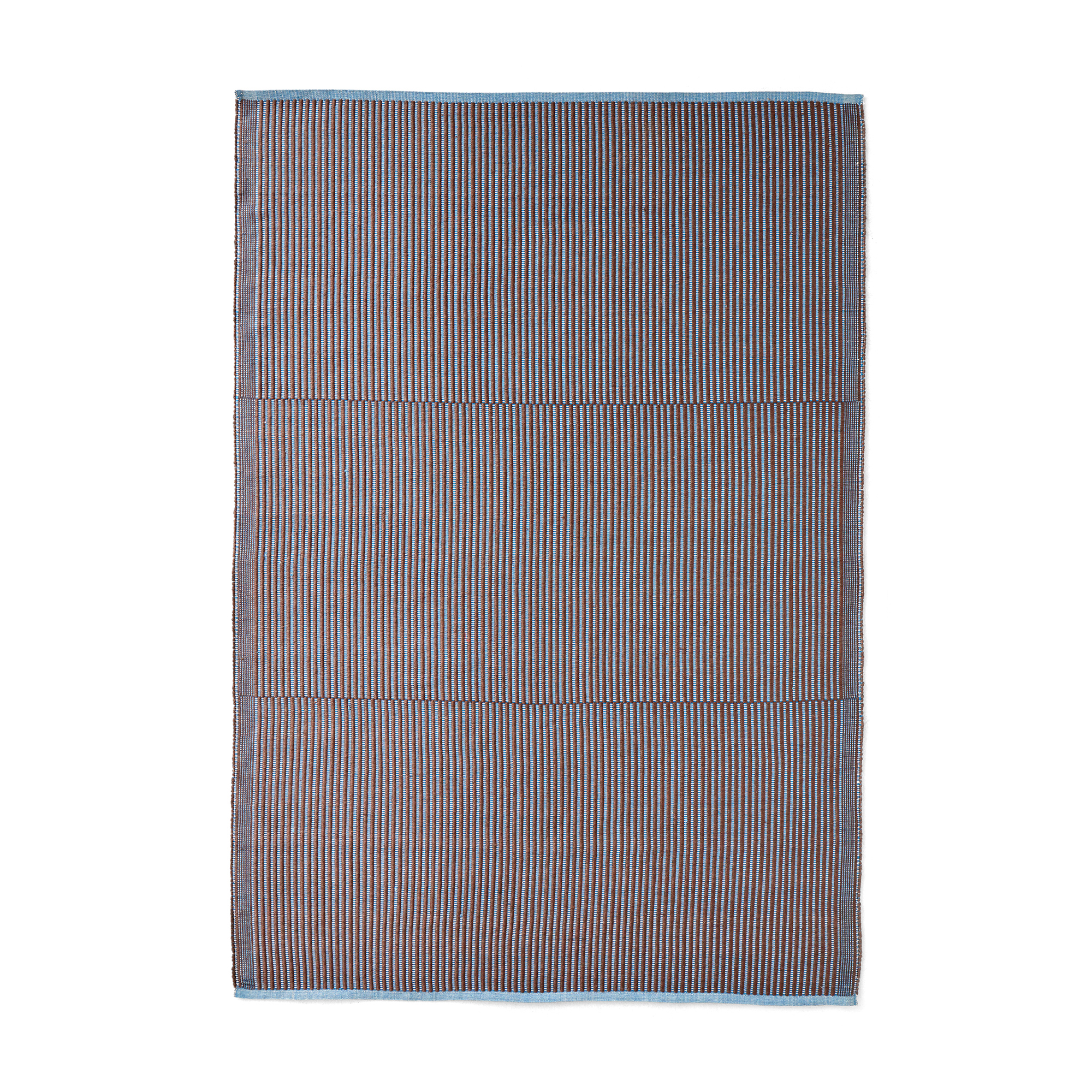 HAY - Tapis Rug Chestnut / Blue 140x200 cm - Enfärgade mattor - Julie Richoz - Brun,Blå