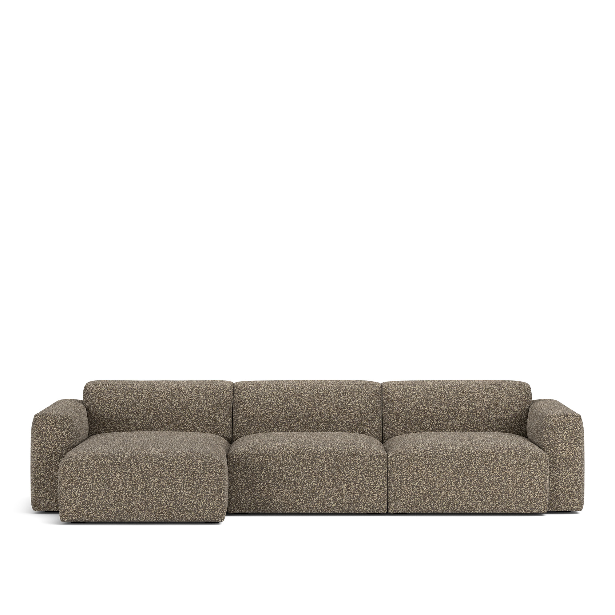 NOGA - Brick 3-Seater Chaise Lounge Left, Vellus 02 - Soffor