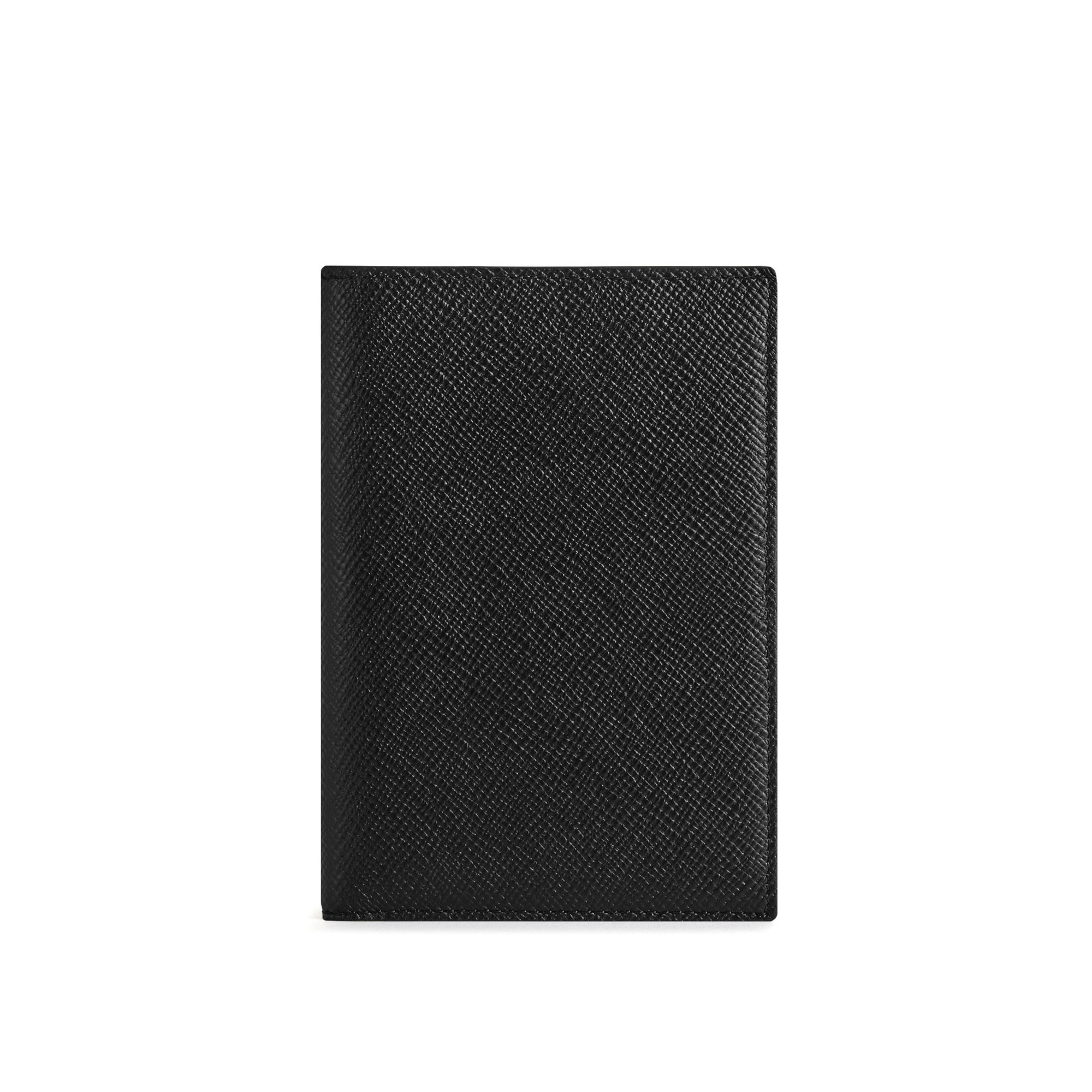 Smythson - Panama Passport Cover - Black - Fodral & korthållare - Svart