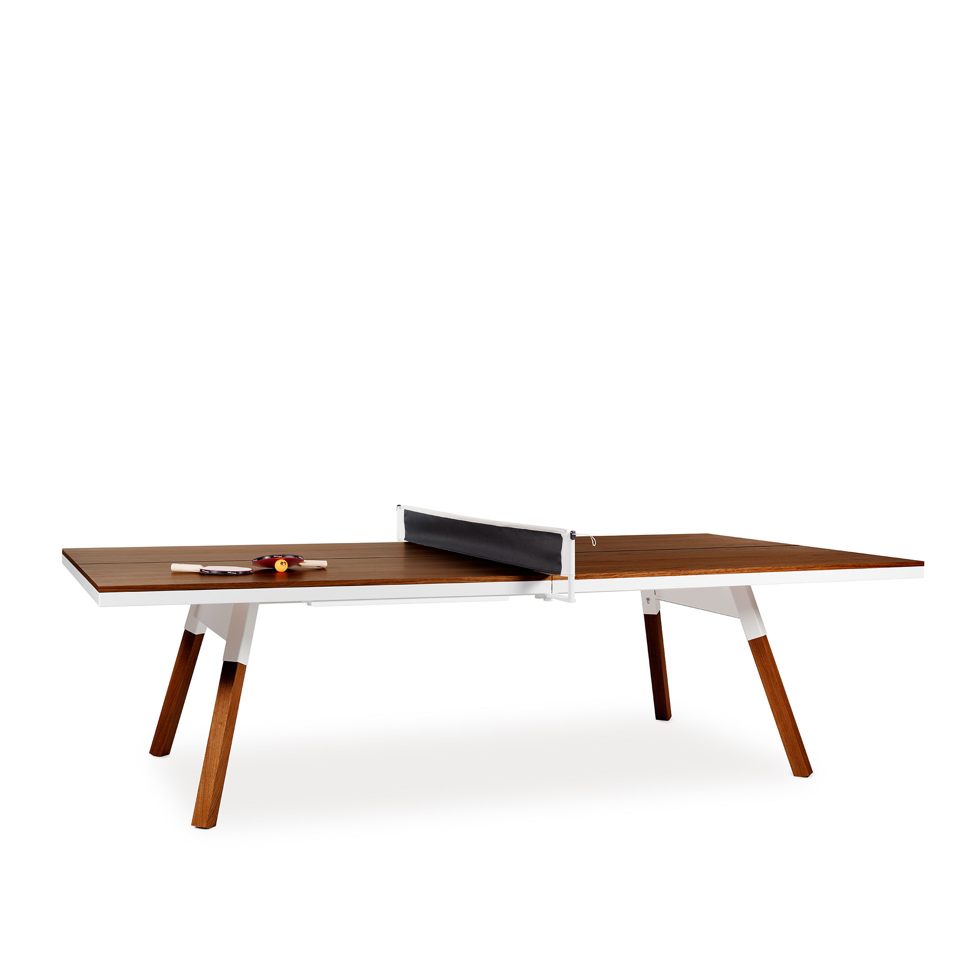 RS Barcelona - You and Me Indoor Ping Pong Table, Walnut/White - Spel - Antoni Pallejà Office
