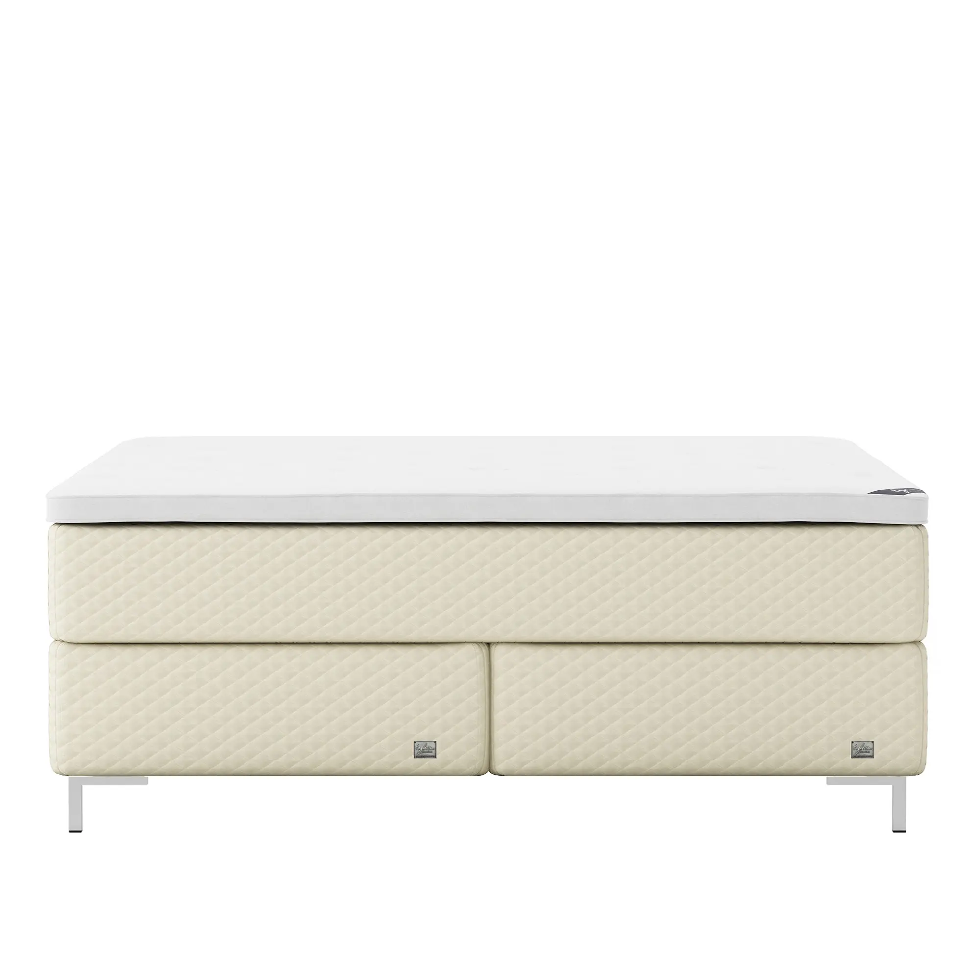 Superior Kontinental High Frame Pearl Dubbelsäng
