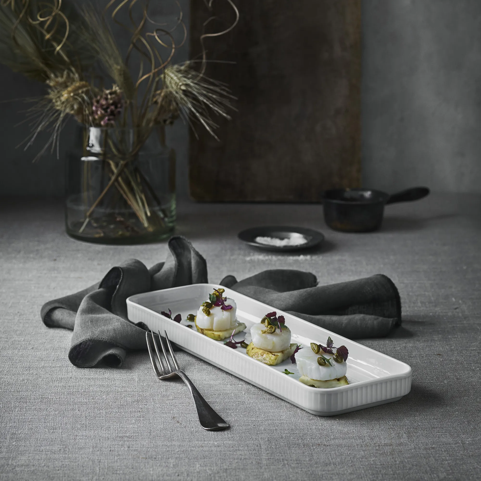 Plissé Rectangular Serving Dish