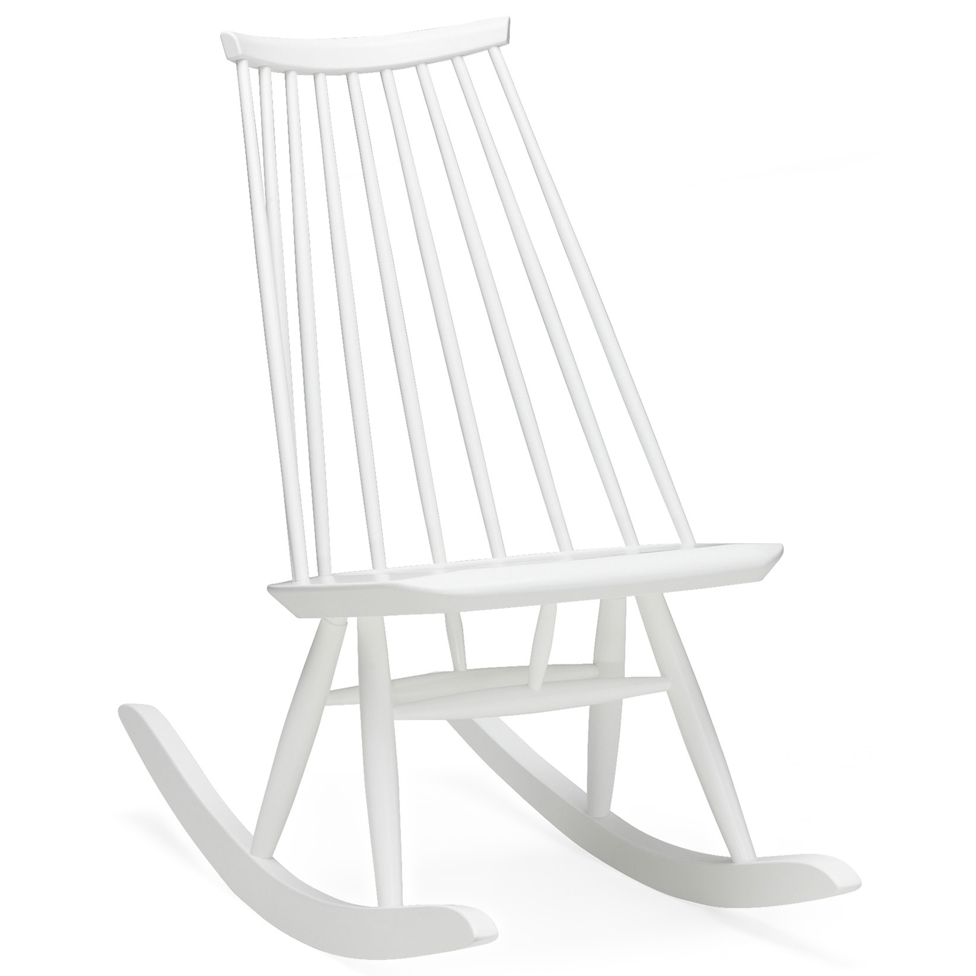 Artek - Mademoiselle Gungstol, Vitlackad - F&aring;t&ouml;ljer - Ilmari Tapiovaara - Vit - Tr&auml;