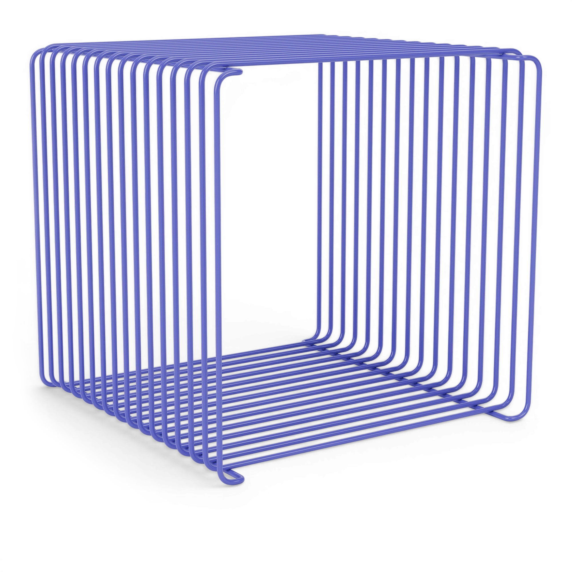 Montana - Panton Wire Single hylla 35 cm monarch - Hyllor & Hyllsystem - Verner Panton - Blå - Metall