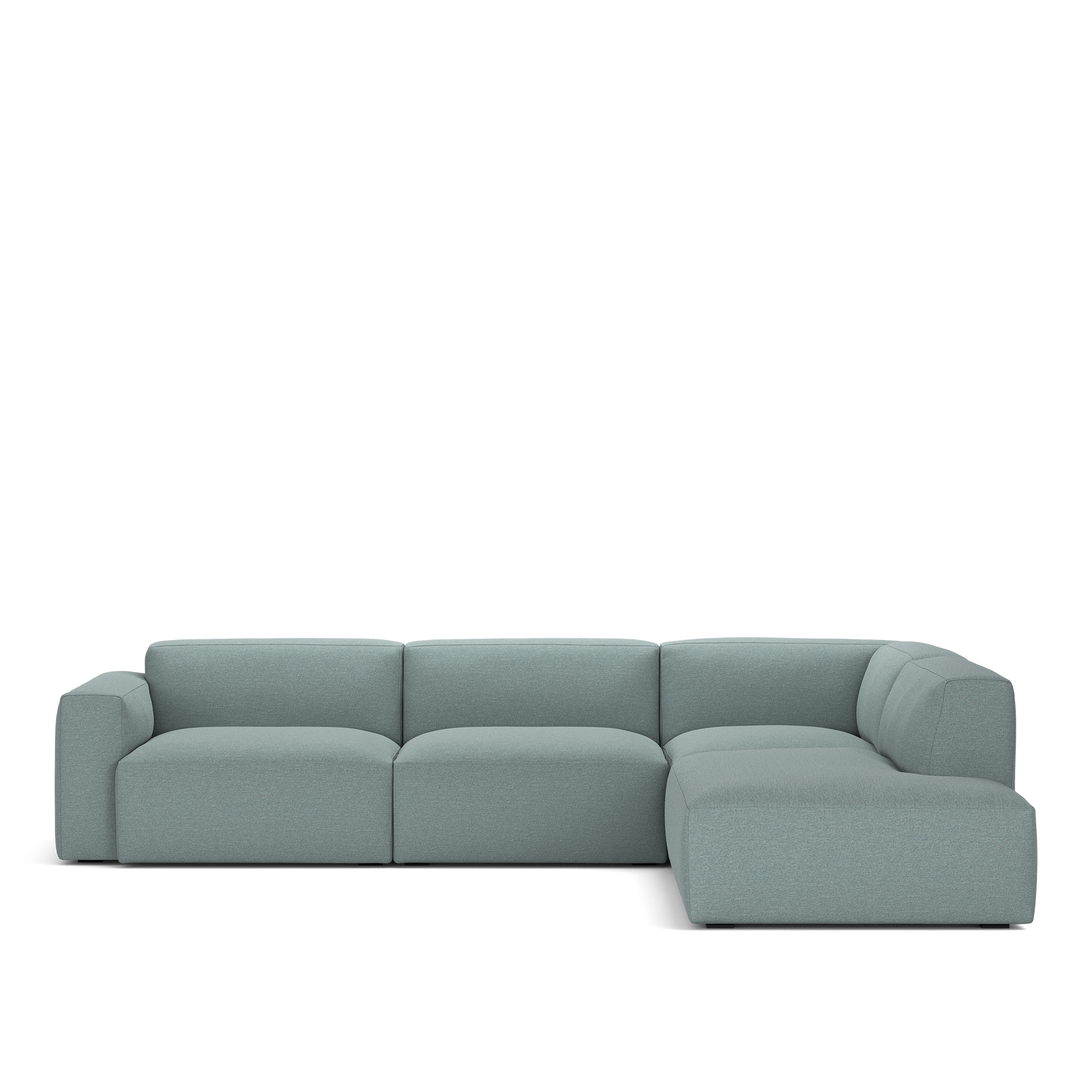 NOGA - Brick 4-Seater Corner Open End Right Lario 12 Removable Upholstery - Soffor