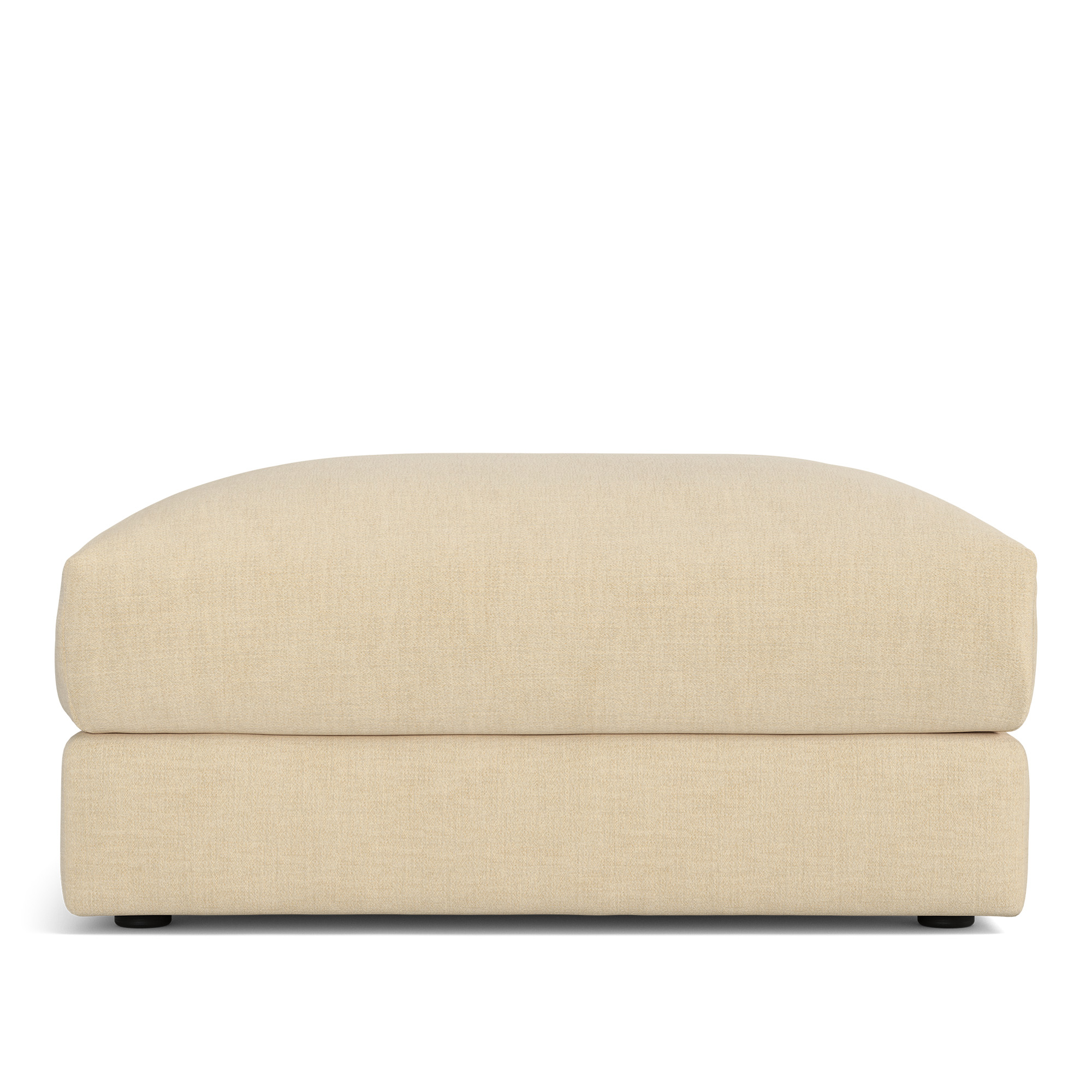 NOGA - Pavarotti Ottoman Sienna 101 Fixed Upholstery - Fotpallar - Dun/Metall/Tr&auml;/Skum