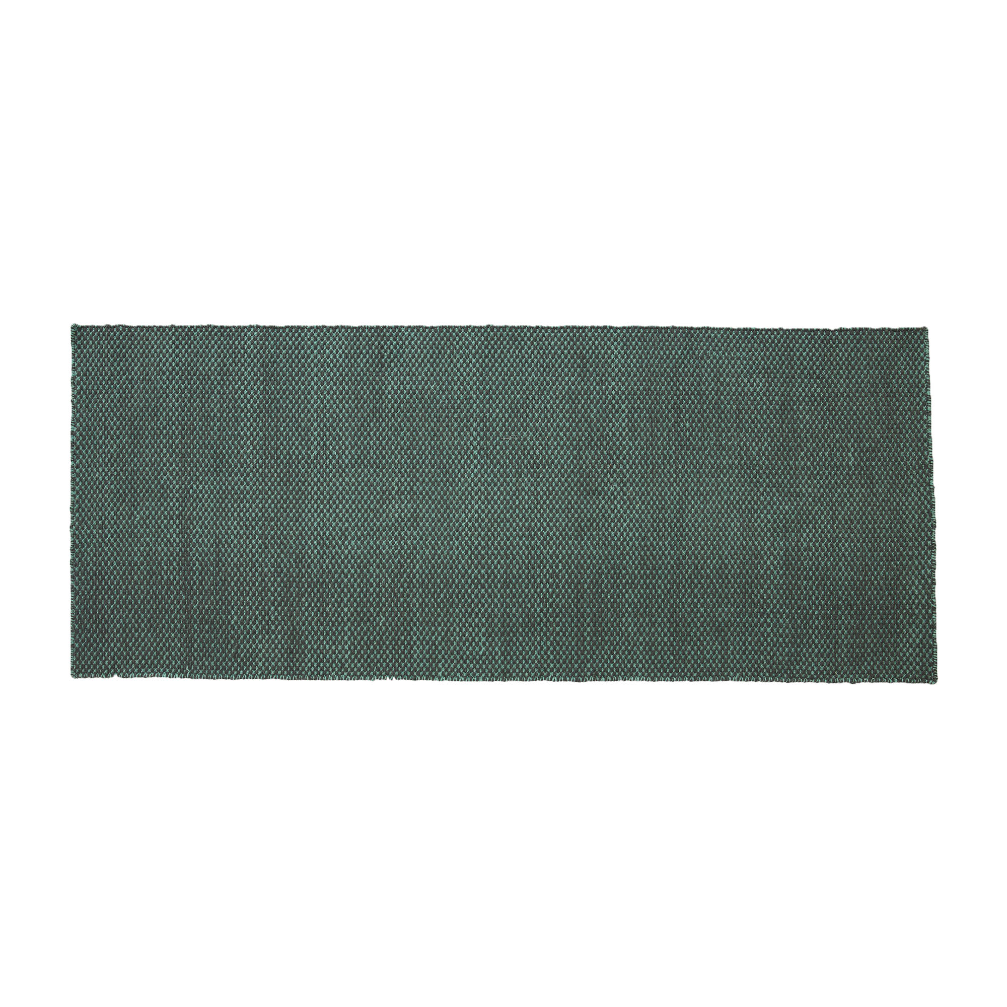 HAY - Moiré Runner L200 X W80 Emerald Green - Utomhusmattor - Grön