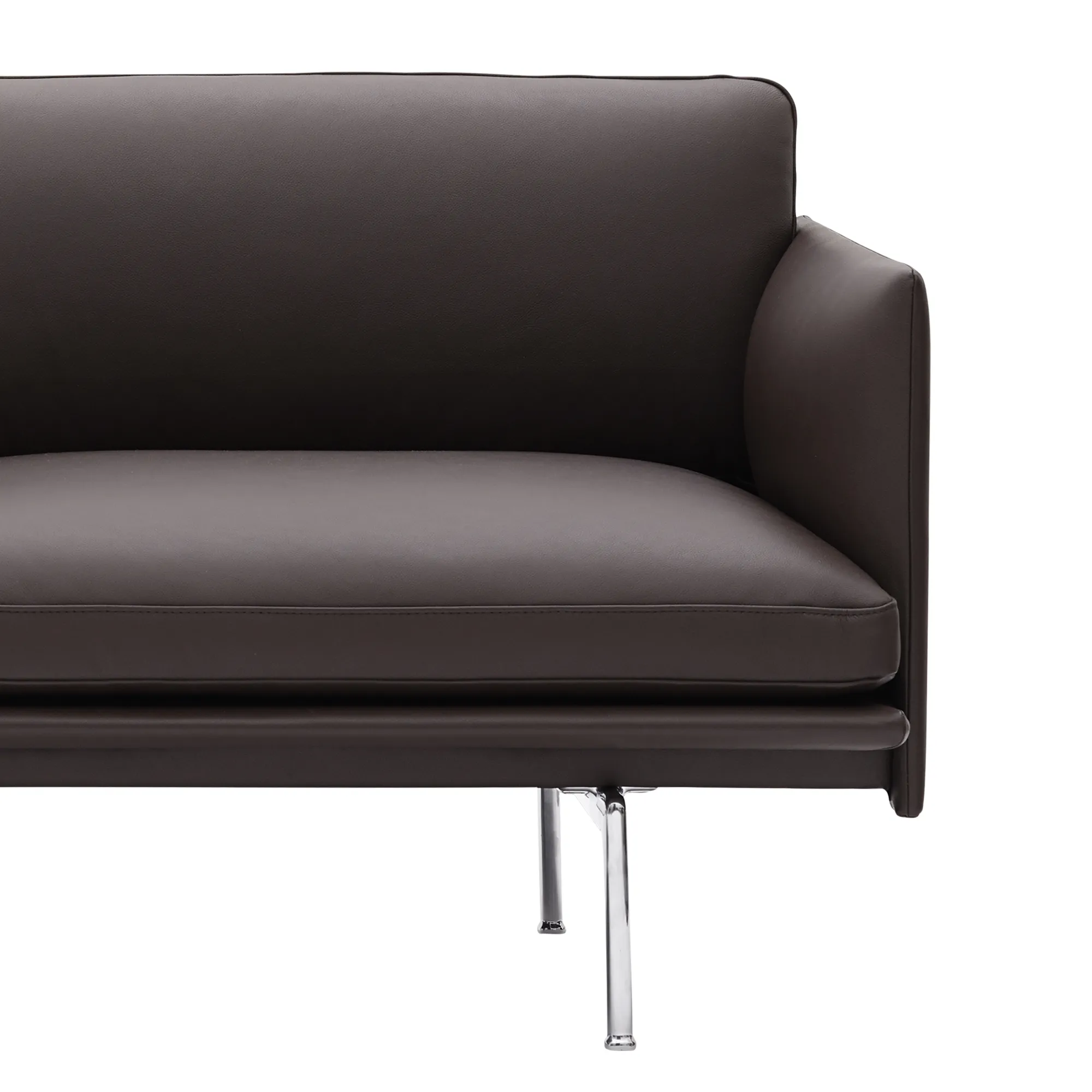 Outline 2-Seater / Polished Aluminium Base