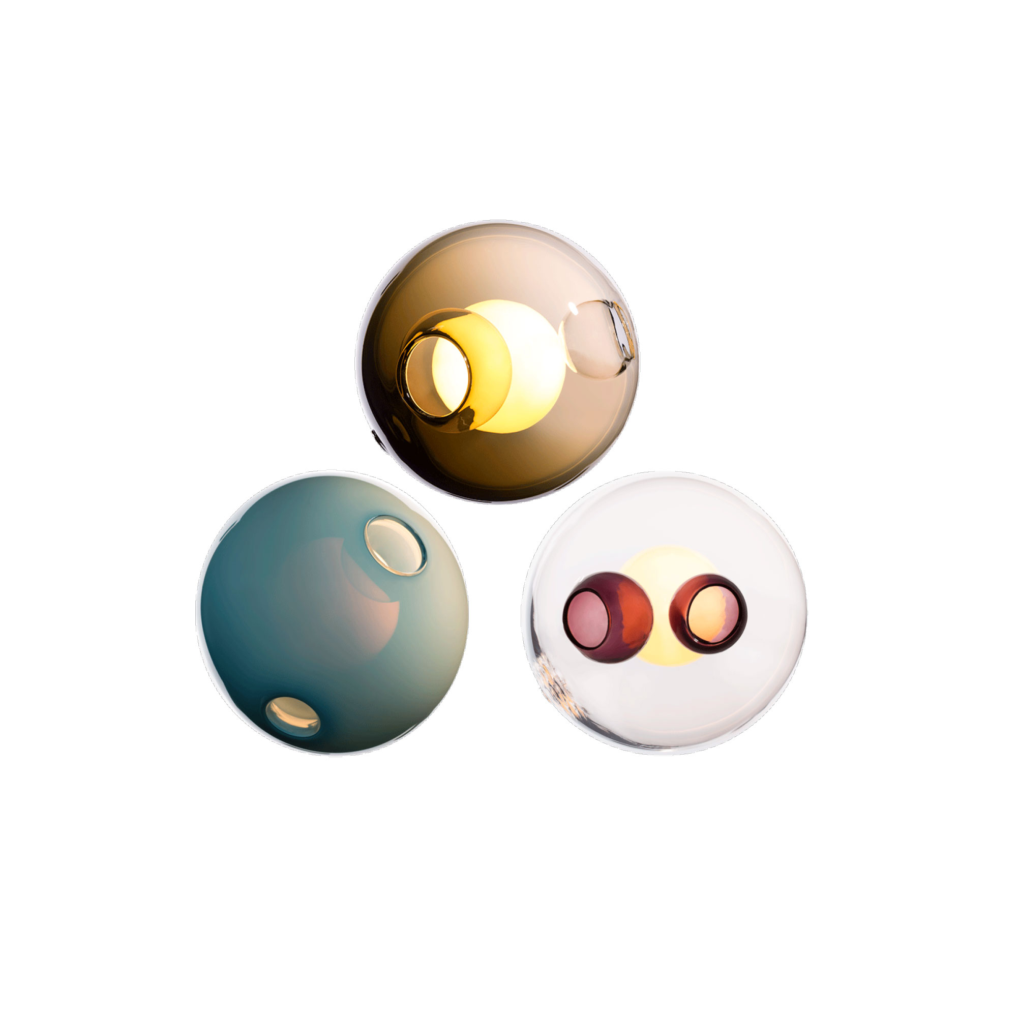 Bocci - 28.3 Cluster, Multi - 18 - Klusterlampor - Omer Arbel - Flerfärgad