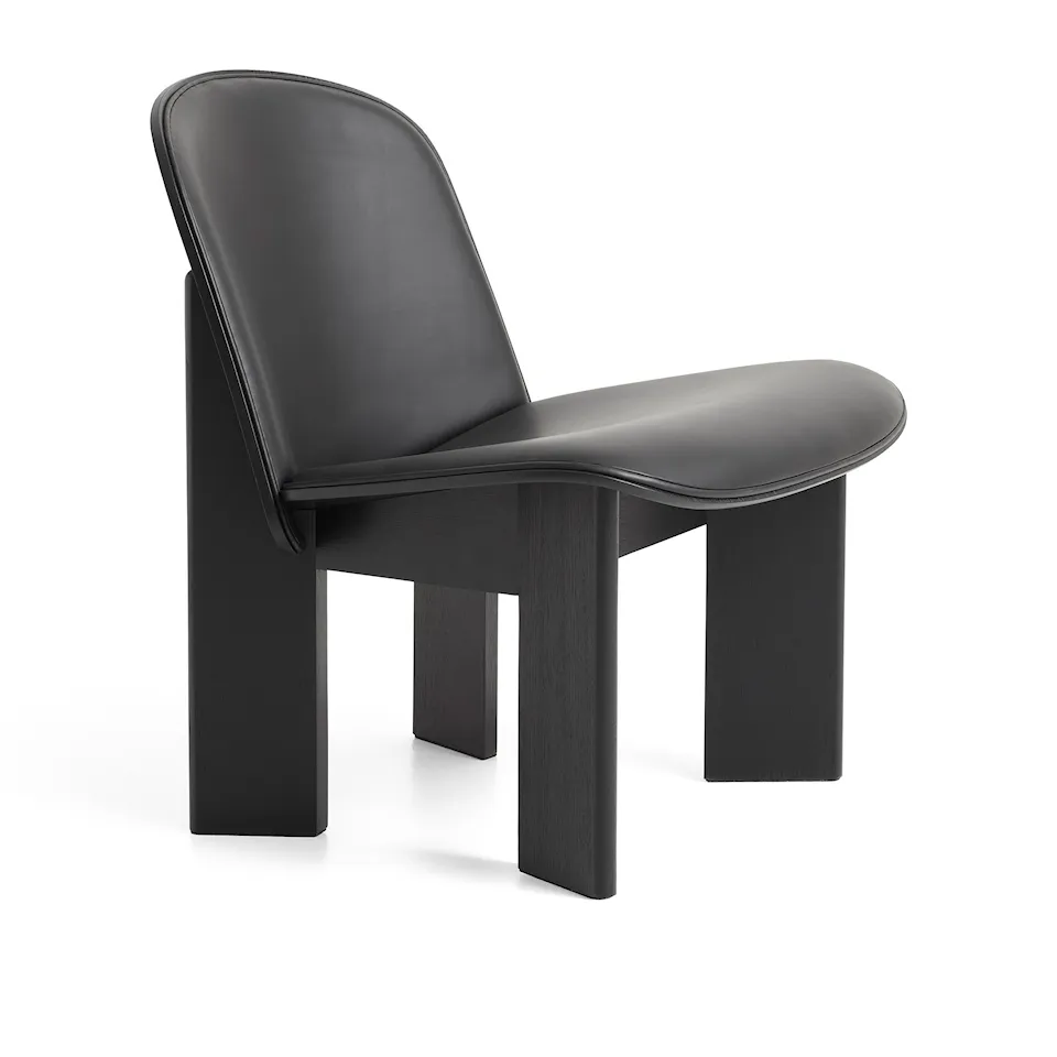 Chisel fåtölj Front Upholstery Black Oak