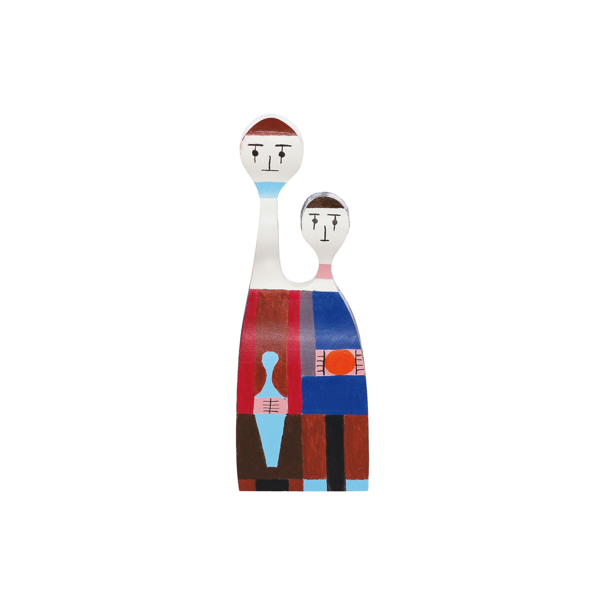 Vitra - Wooden Dolls No. 11 - Prydnadsföremål - Alexander Hayden Girard - Flerfärgad
