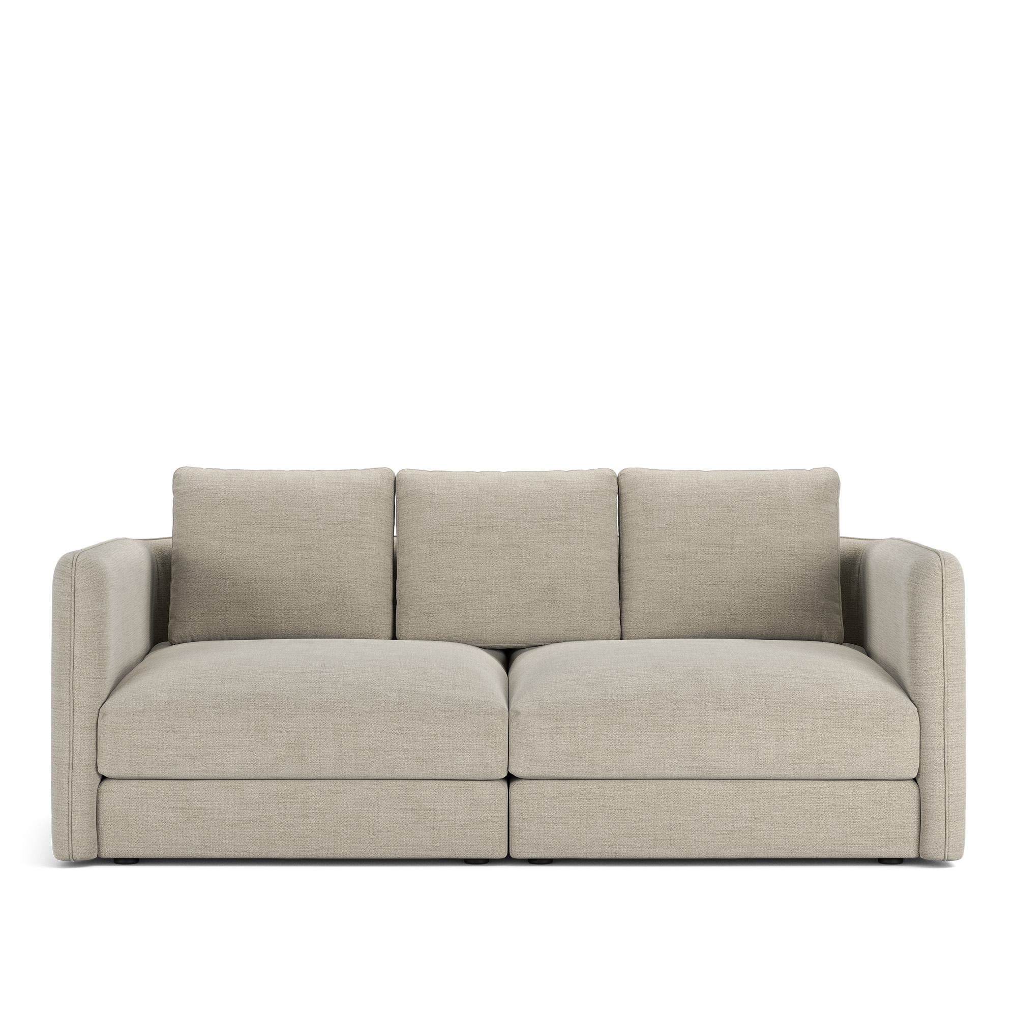 NOGA - Pavarotti 2-Seater, Fixed Cover, Cushion Variant 02, Sienna 102 - Soffor - Gr&aring;