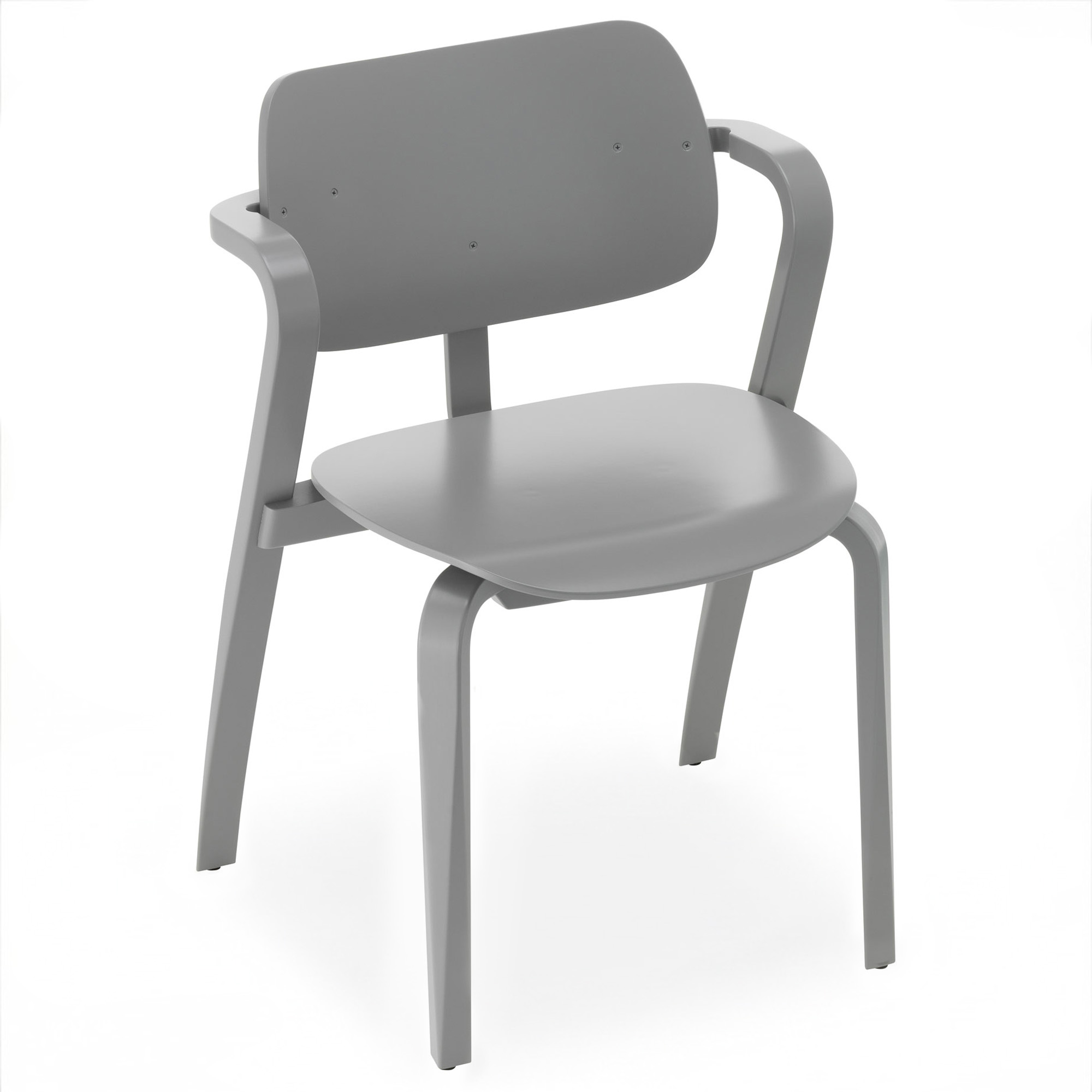 Artek - Aslak Chair Grey - Matstolar - Ilmari Tapiovaara - Gr&aring; - Tr&auml;