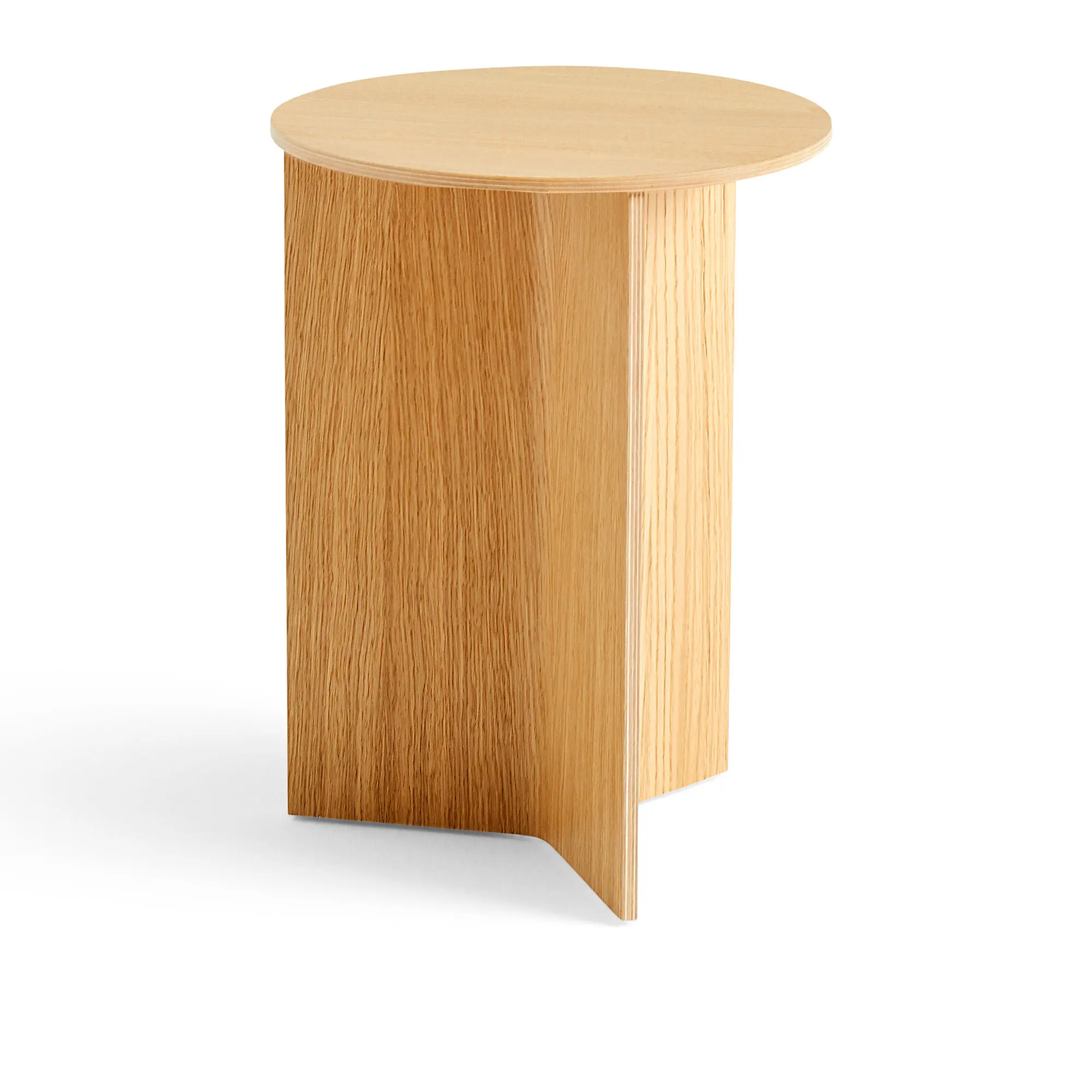 Slit soffbord Round High